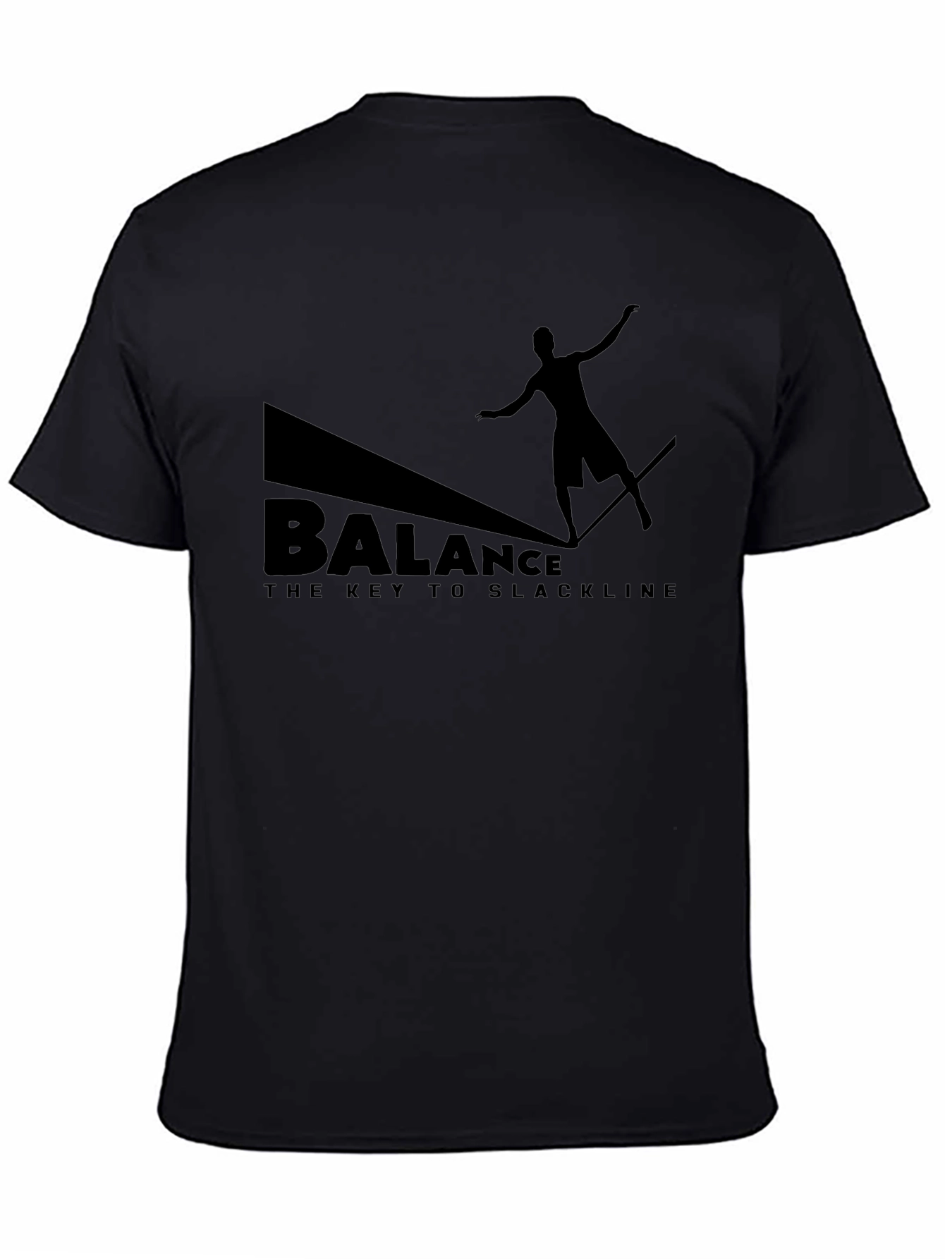 Balance Slackline Graphic Tee - Black