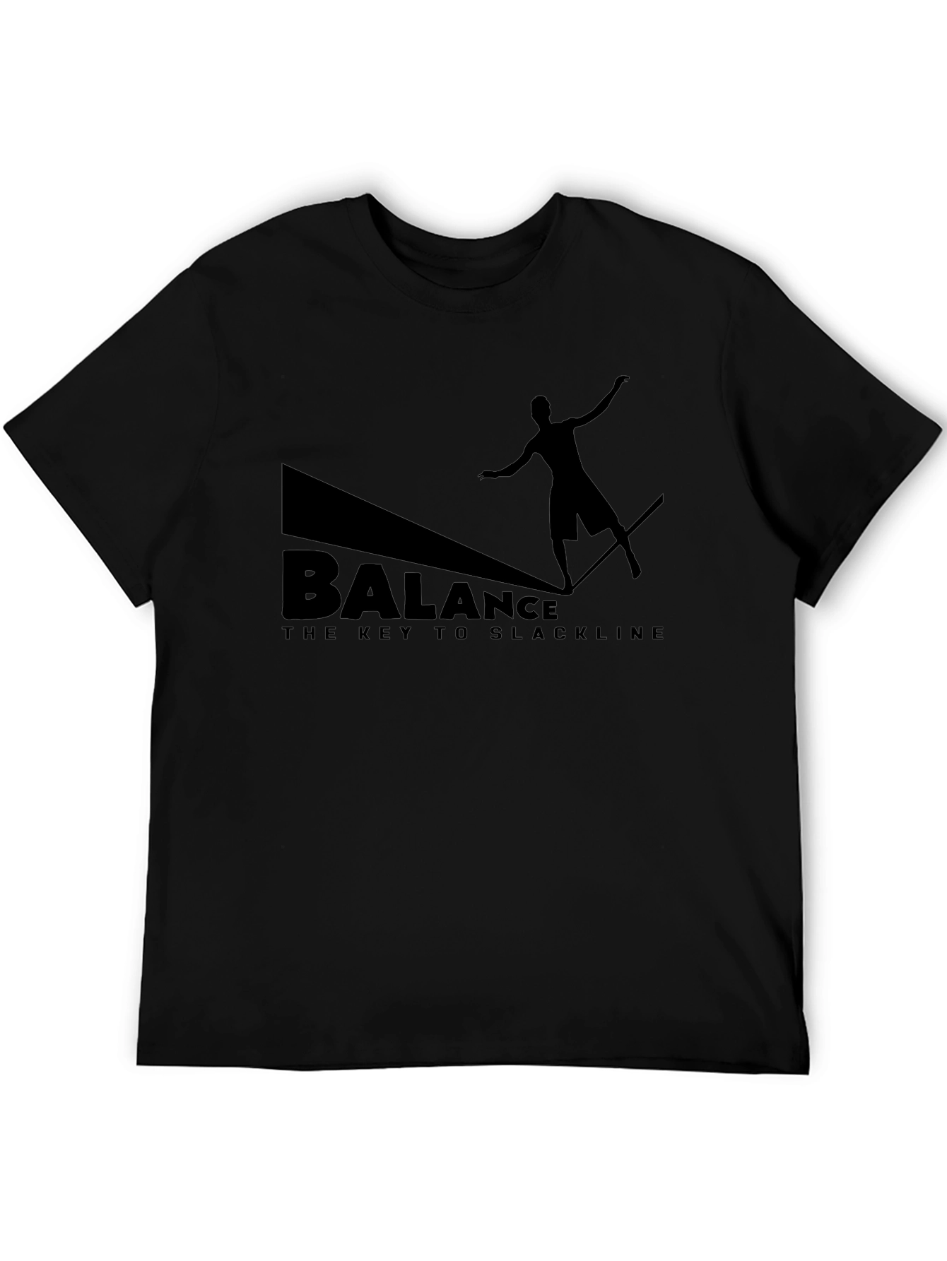 Balance Slackline Graphic Tee - Black