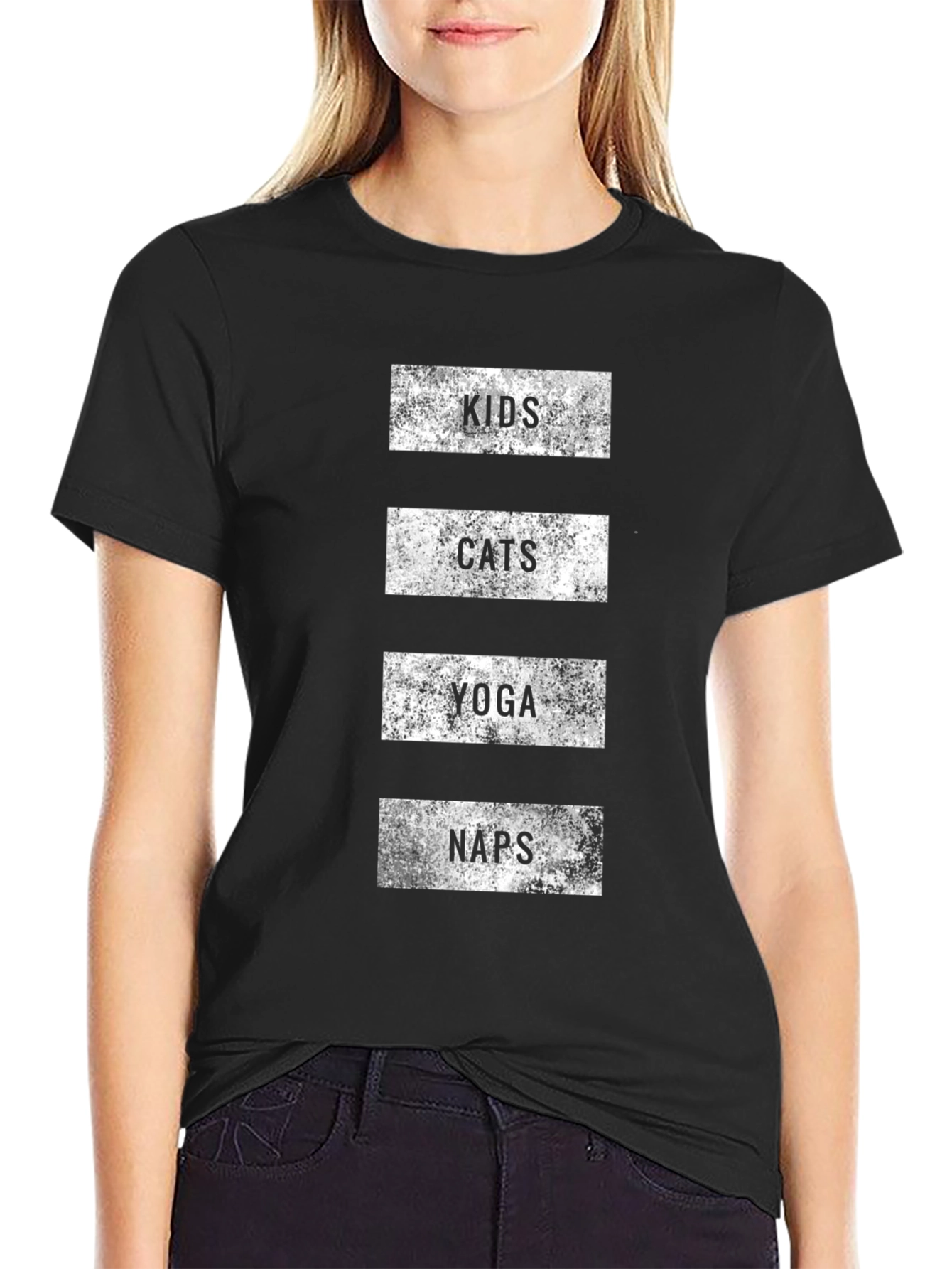 Kids Cats Yoga Naps T-Shirt - Fun Graphic Tee