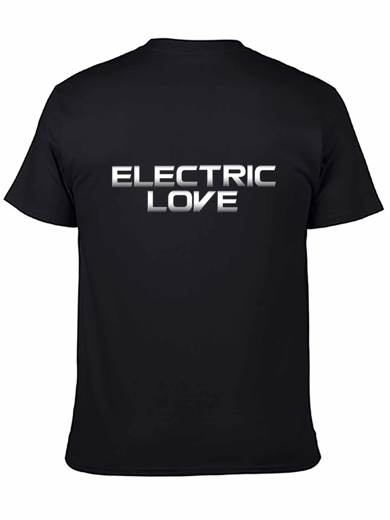 Electric Love T-Shirt - Black Short Sleeve Tee