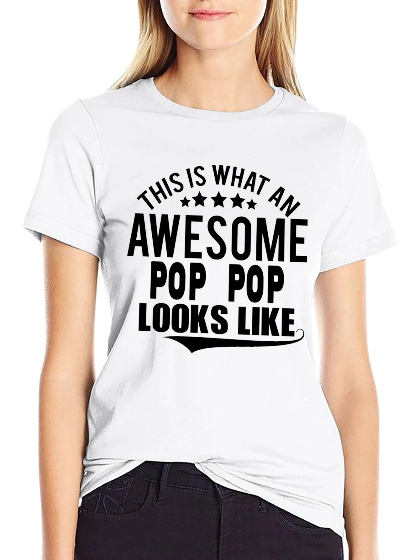 Awesome Pop Pop T-Shirt - Gift for Grandfather