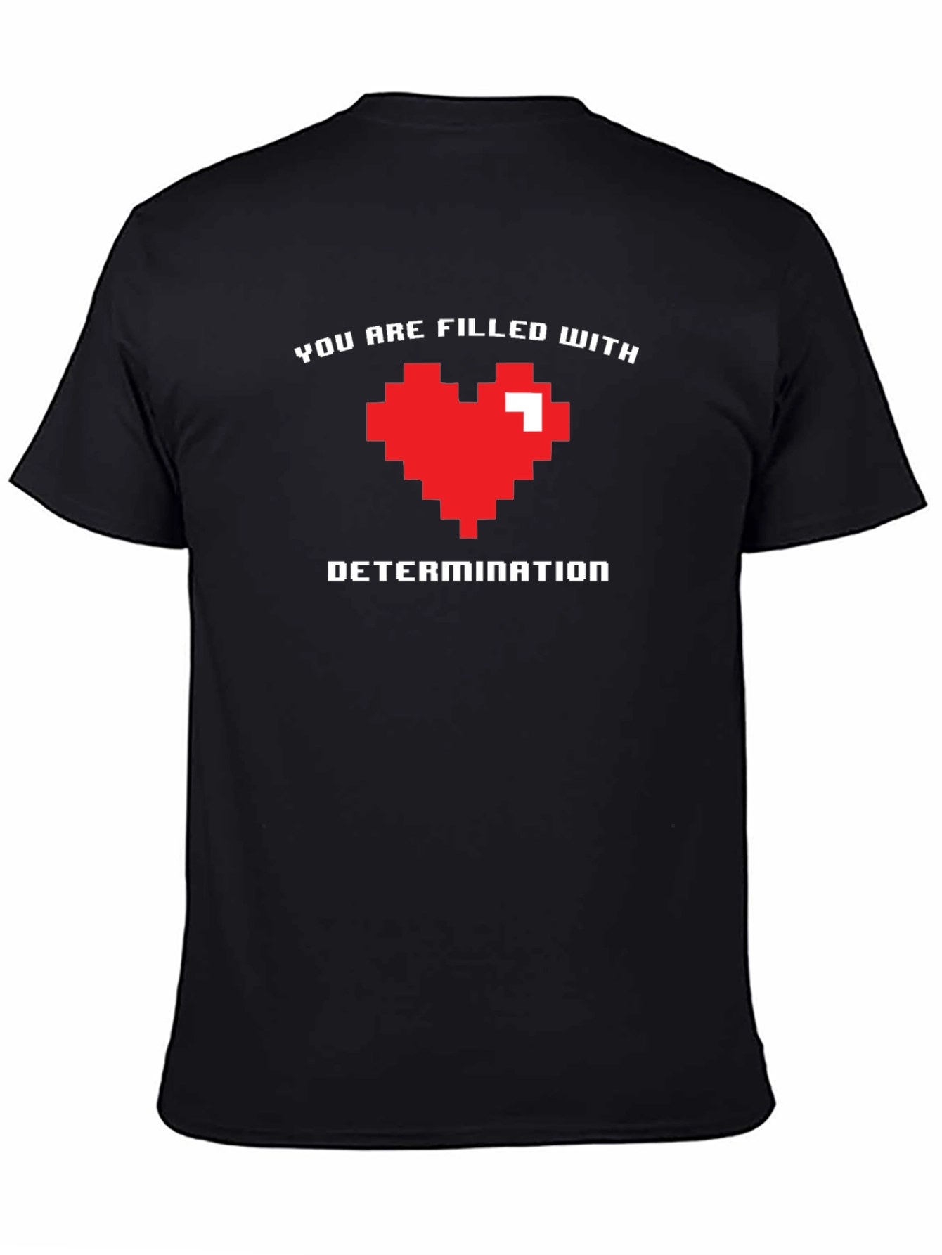 Pixel Heart Determination Graphic T-Shirt