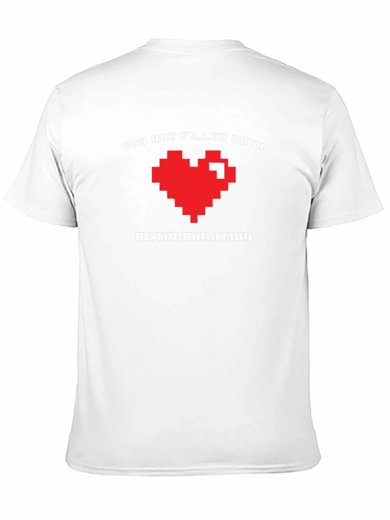 Pixel Heart Determination Graphic T-Shirt