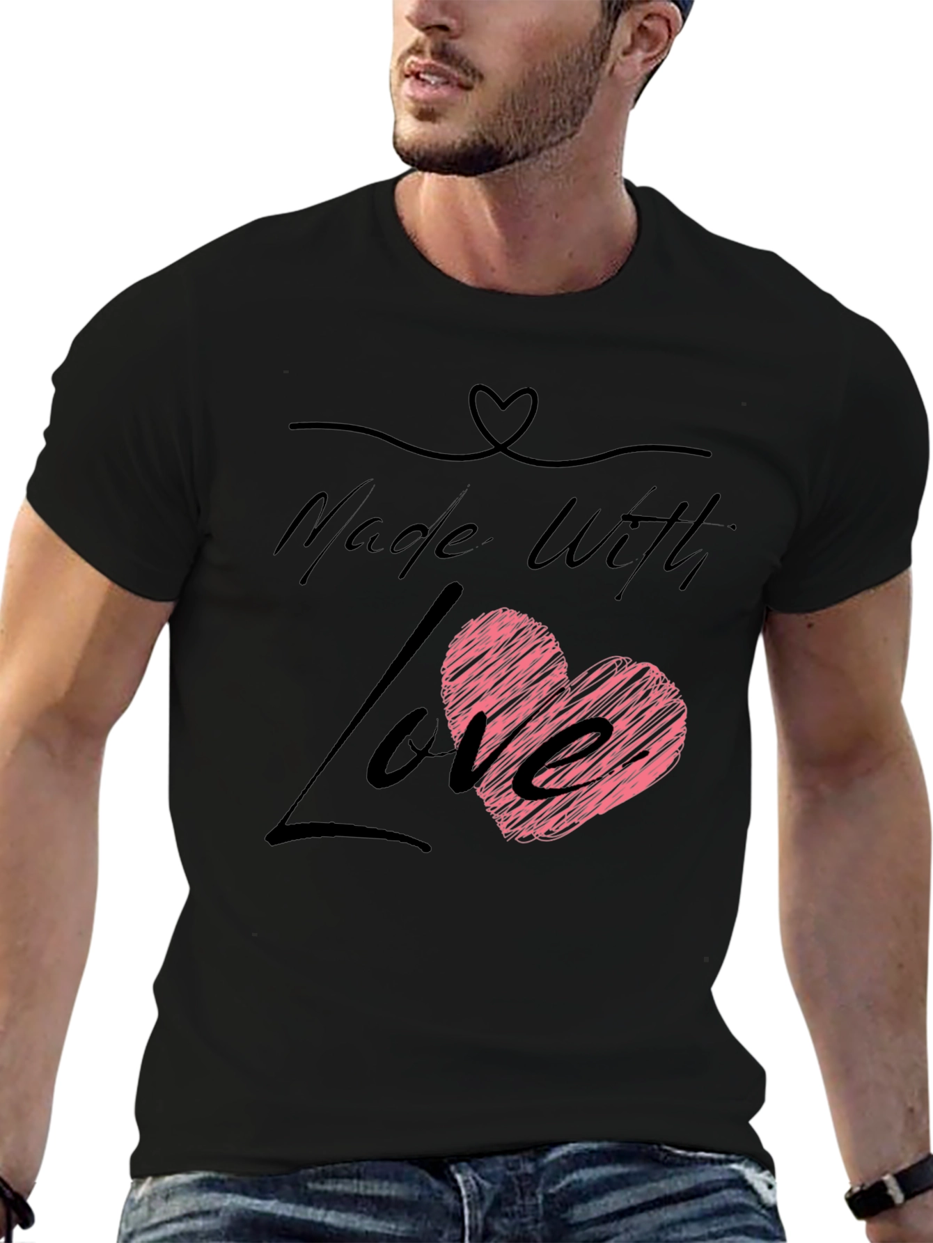 Made With Love Graphic T-Shirt