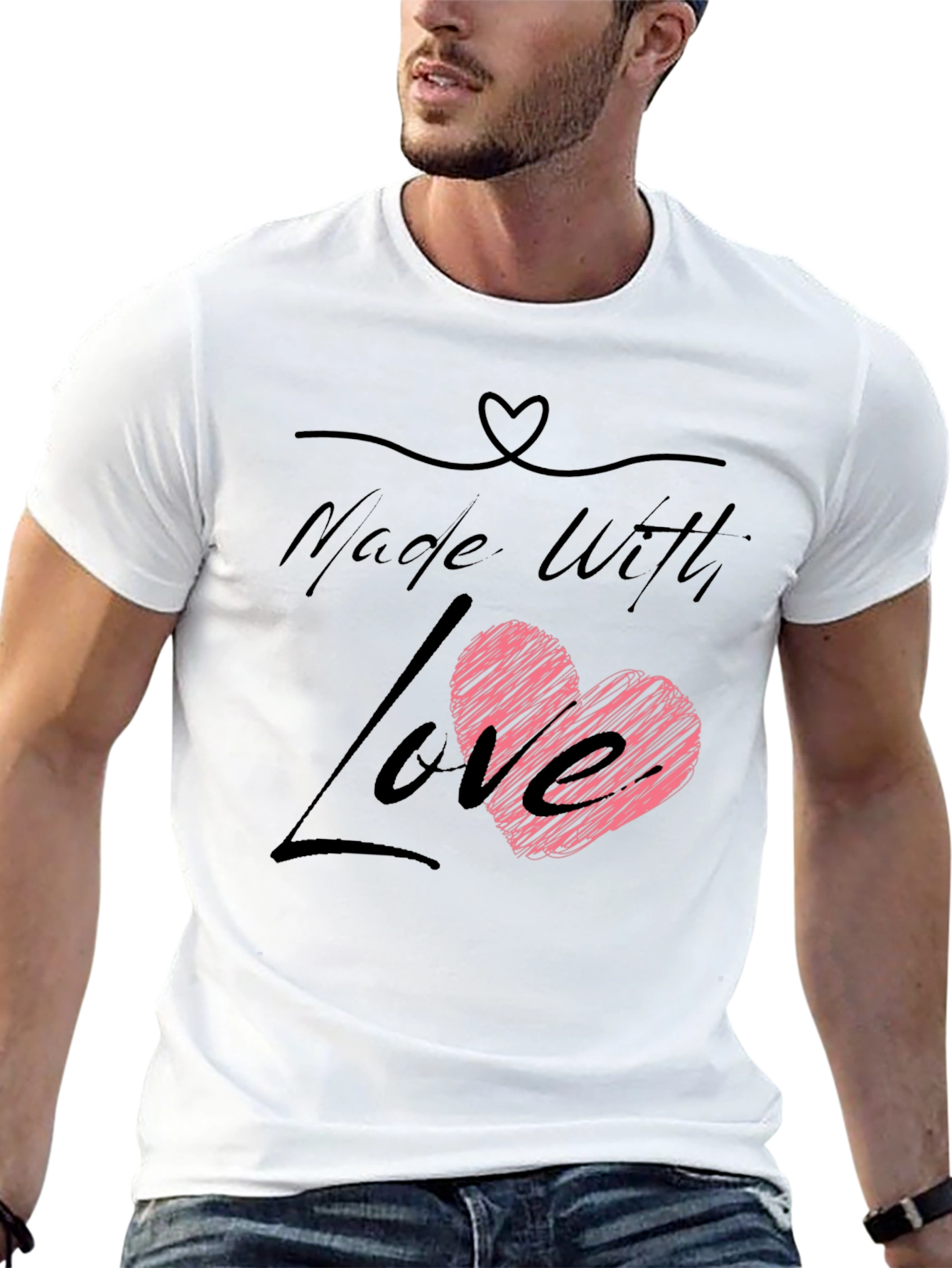 Made With Love Graphic T-Shirt