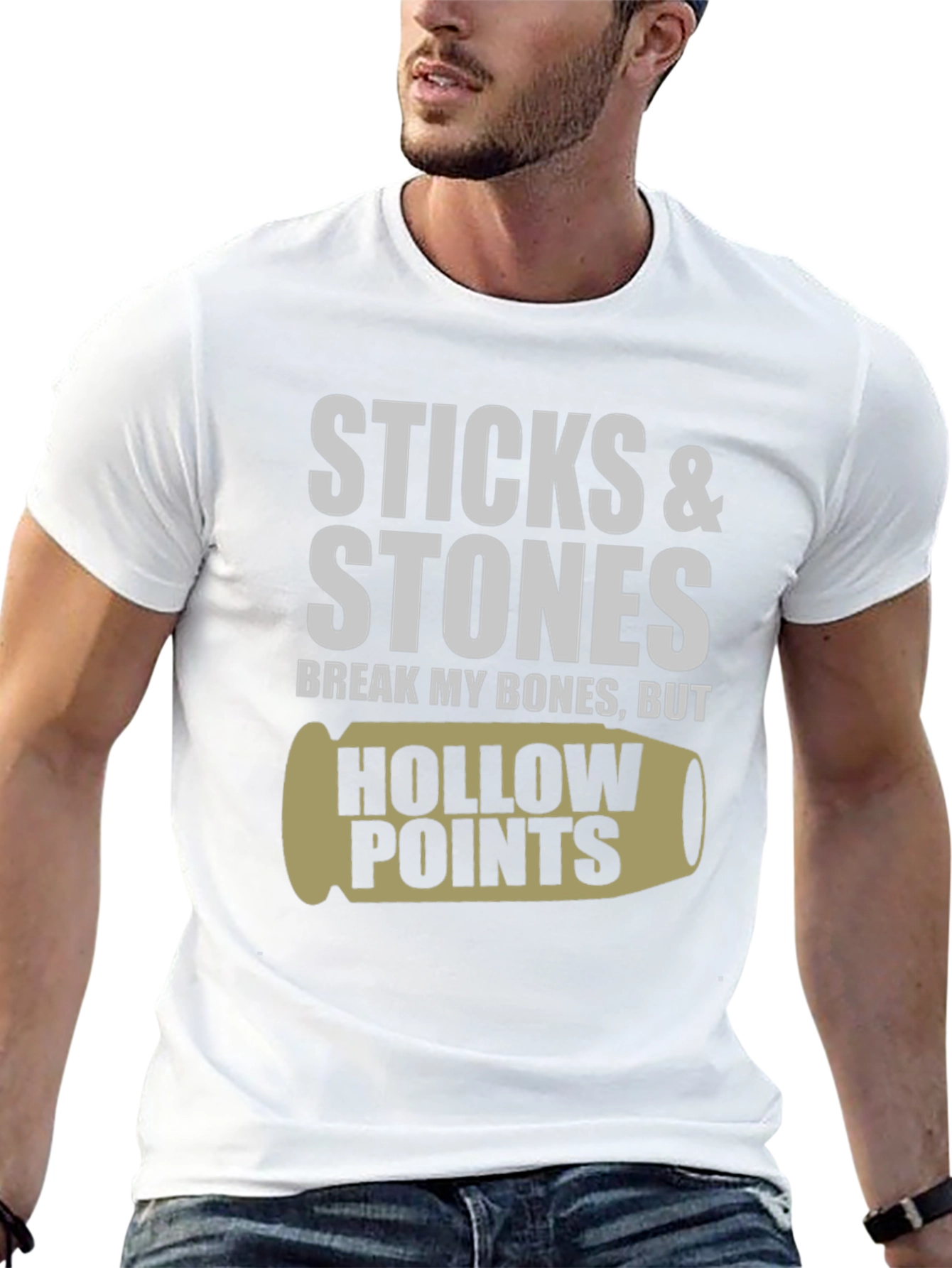 Sticks & Stones Hollow Points Graphic Tee