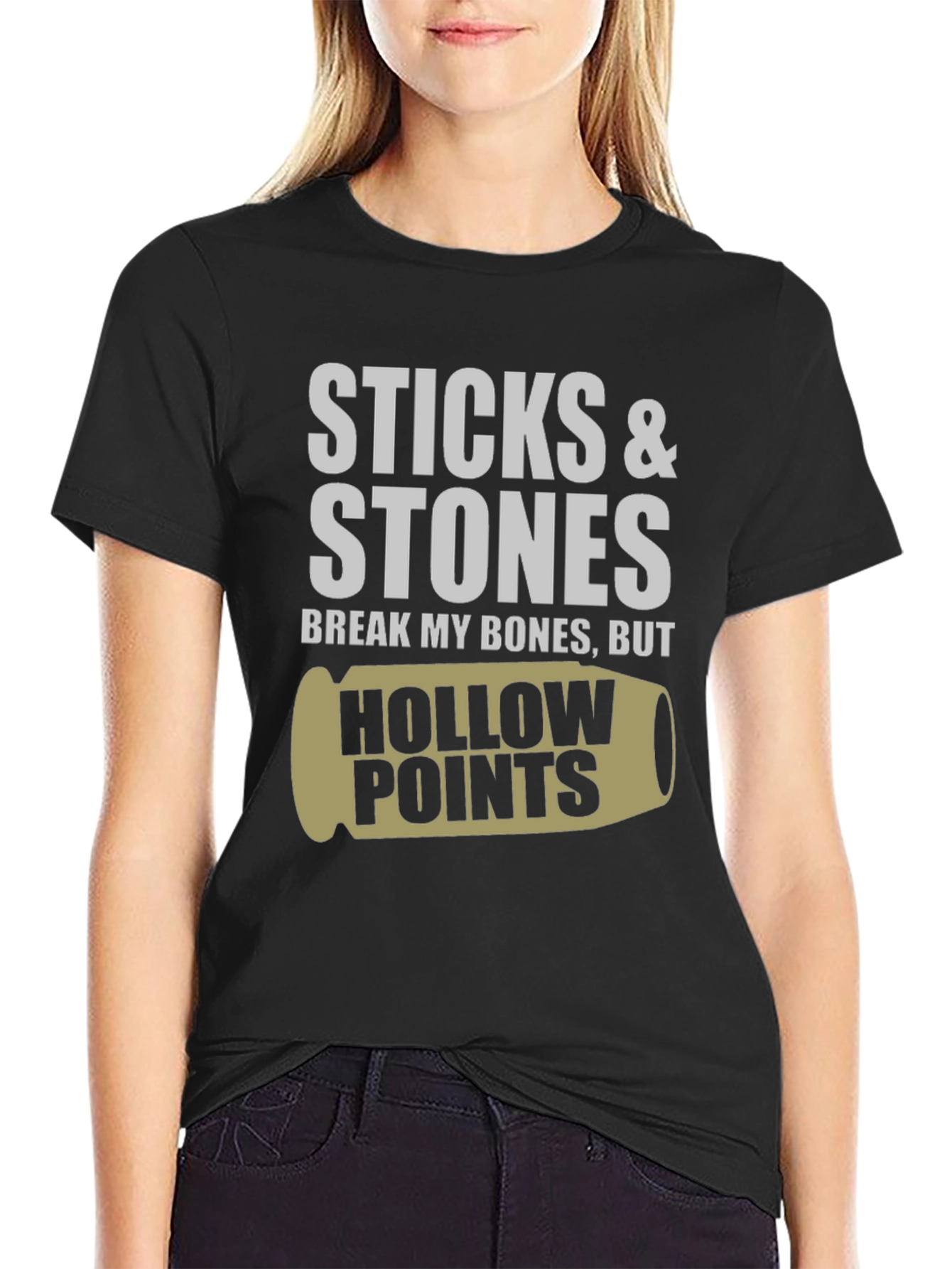 Sticks & Stones Hollow Points Graphic Tee