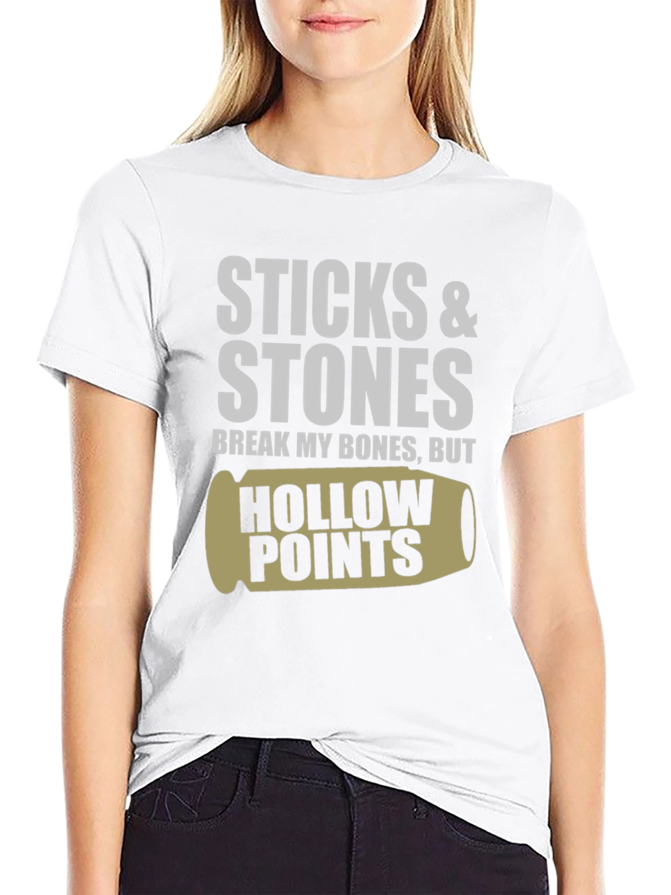 Sticks & Stones Hollow Points Graphic Tee