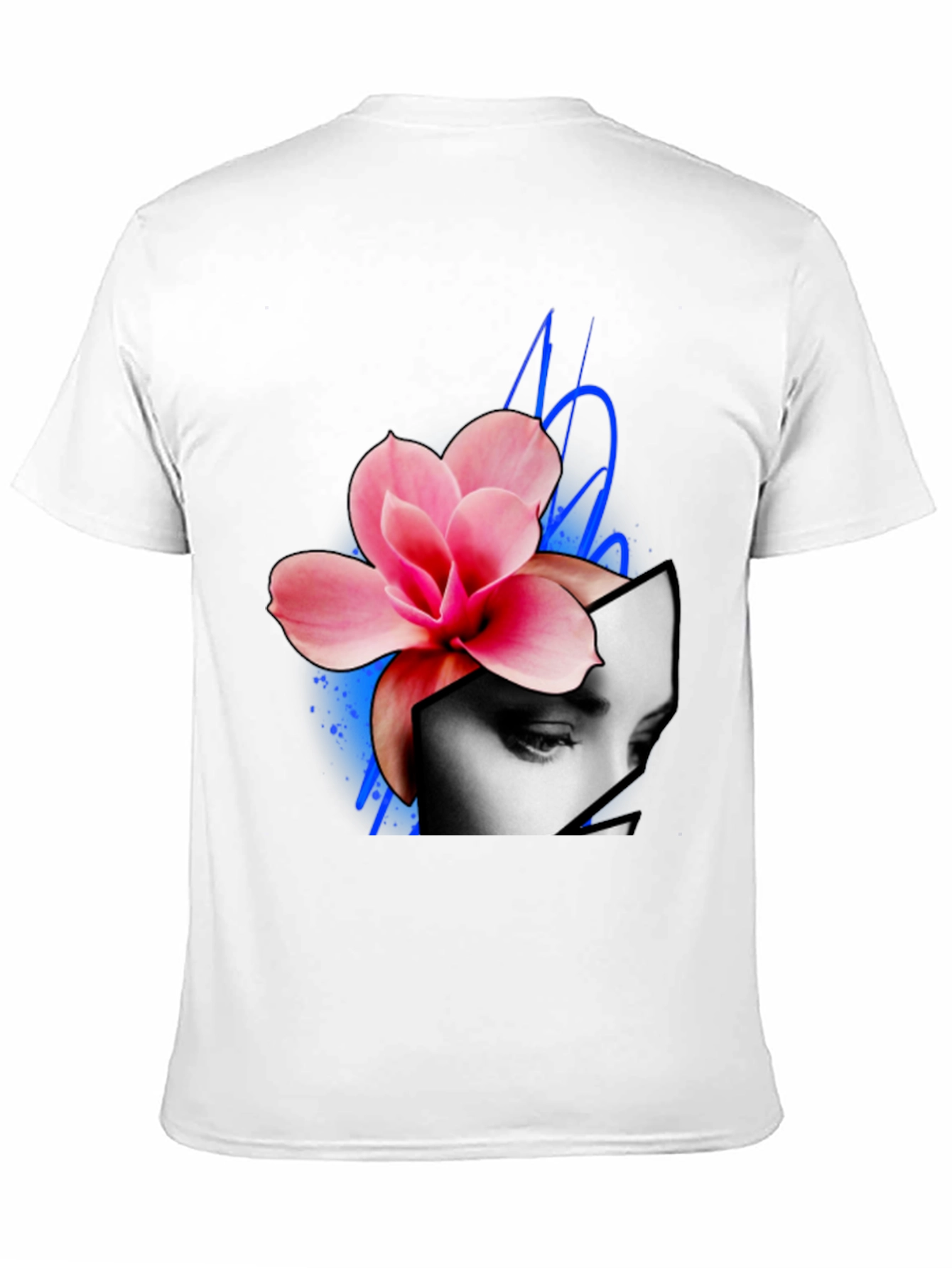 Floral Face Graphic Tee