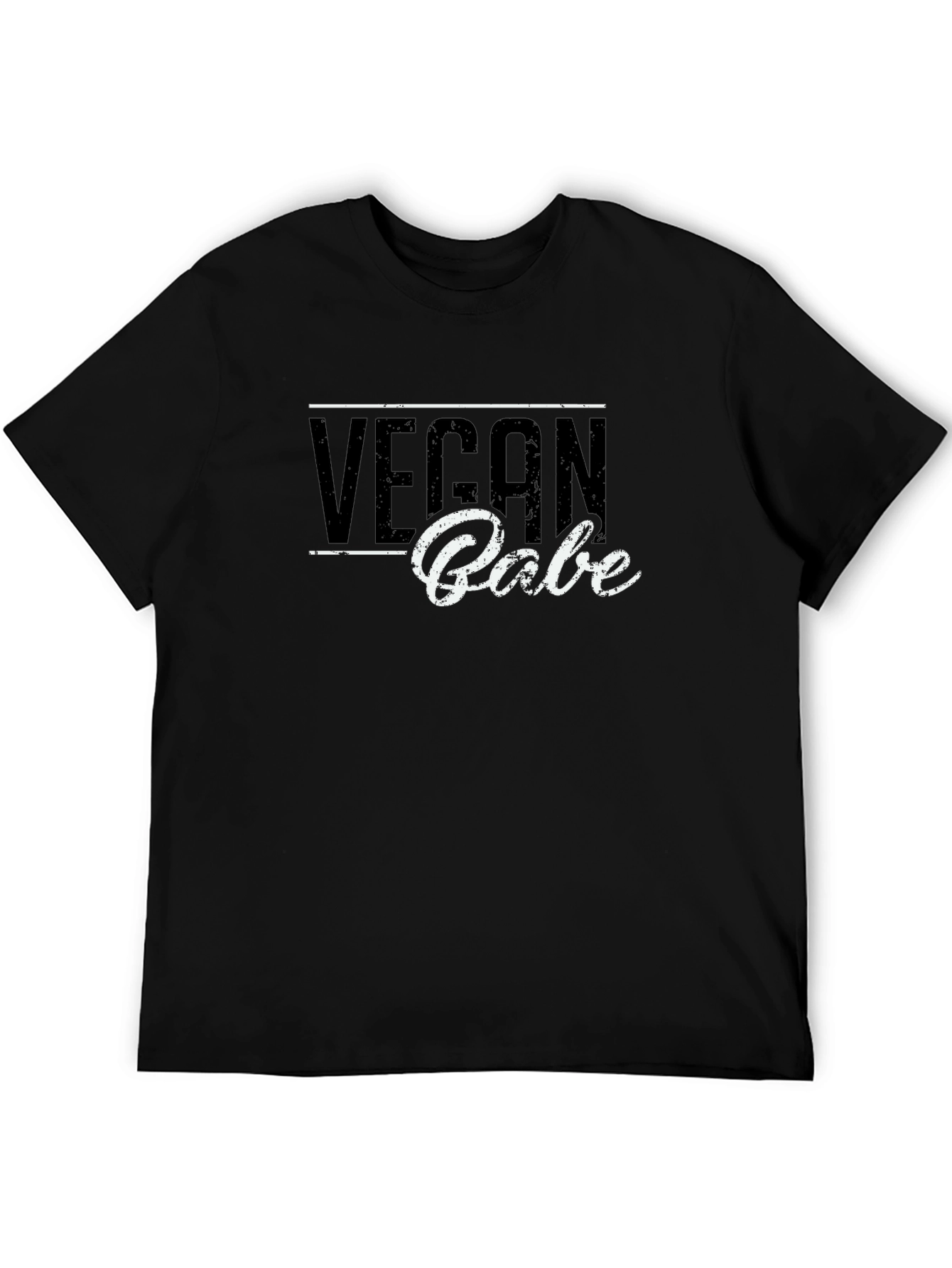 Vegan Babe Black T-Shirt - Stylish Vegan Apparel