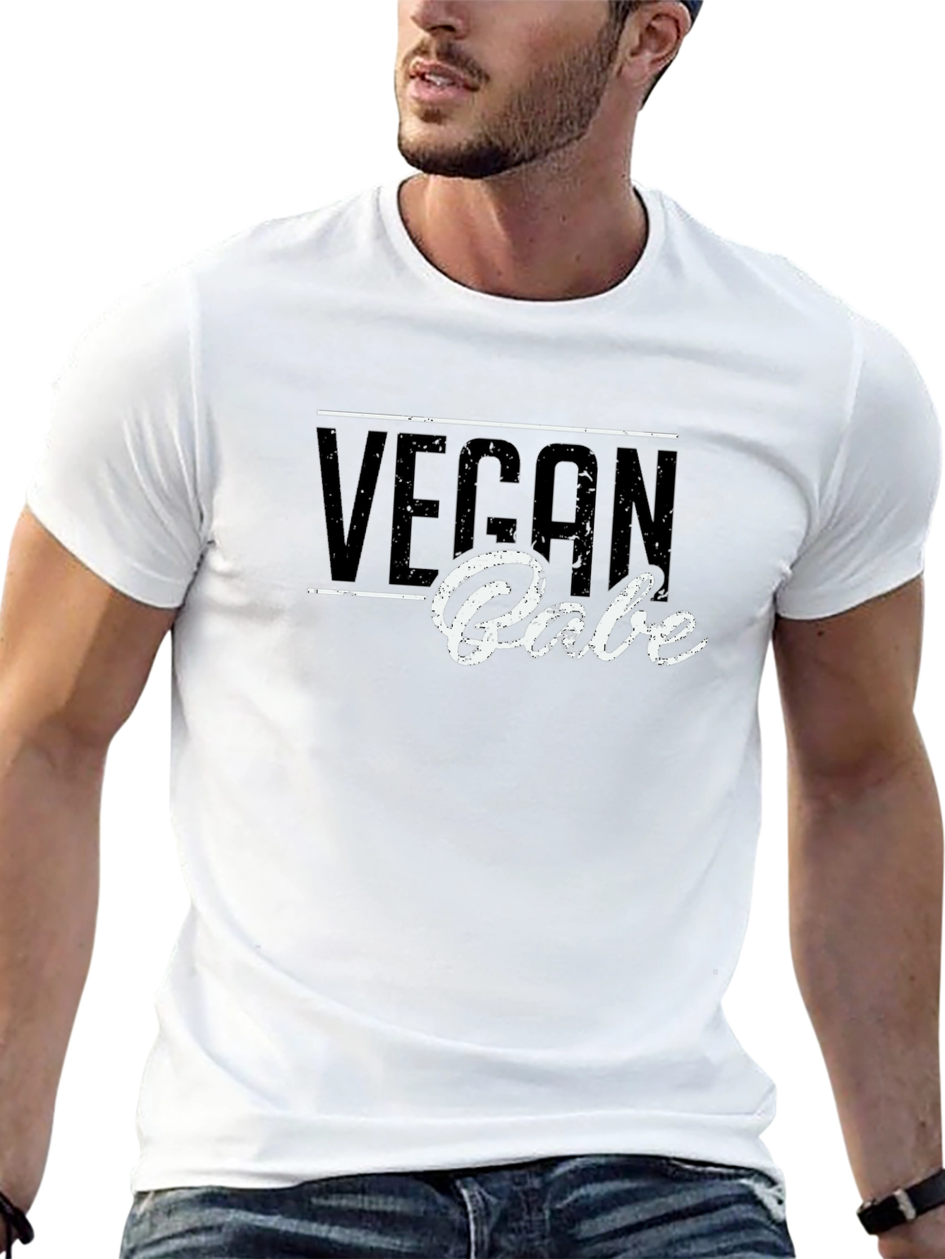 Vegan Babe Black T-Shirt - Stylish Vegan Apparel