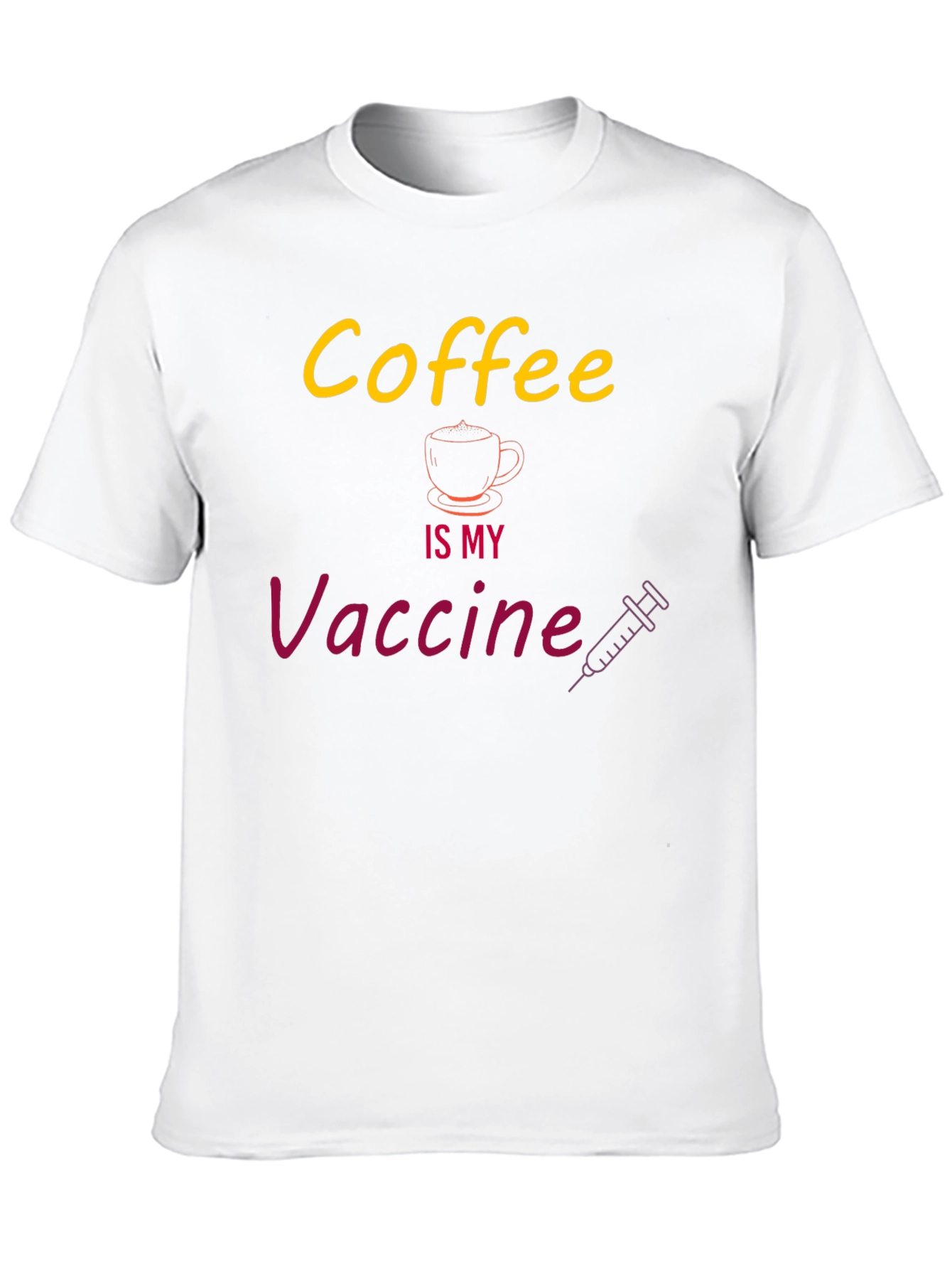Coffee is My Vaccine Graphic T-Shirt