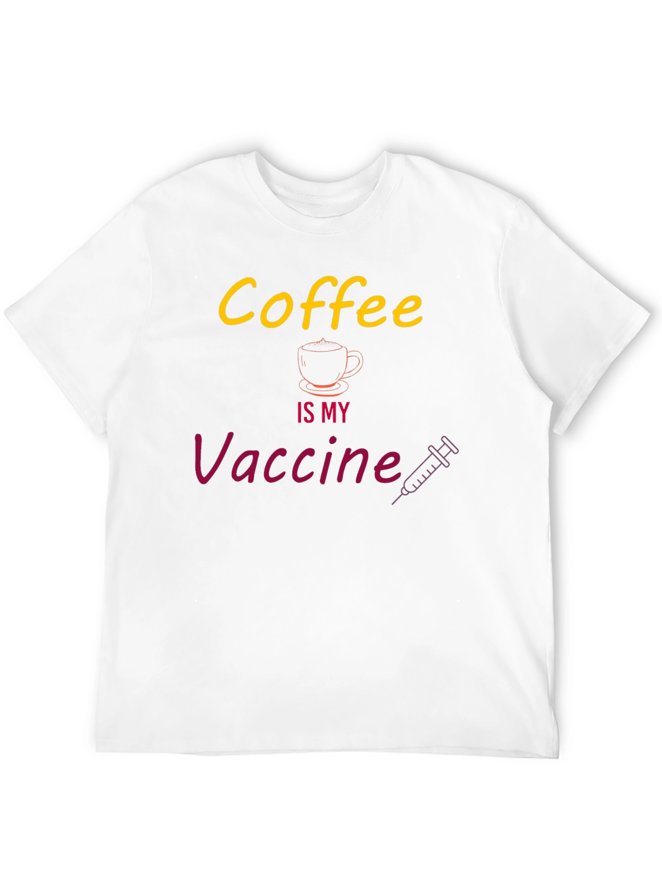 Coffee is My Vaccine Graphic T-Shirt