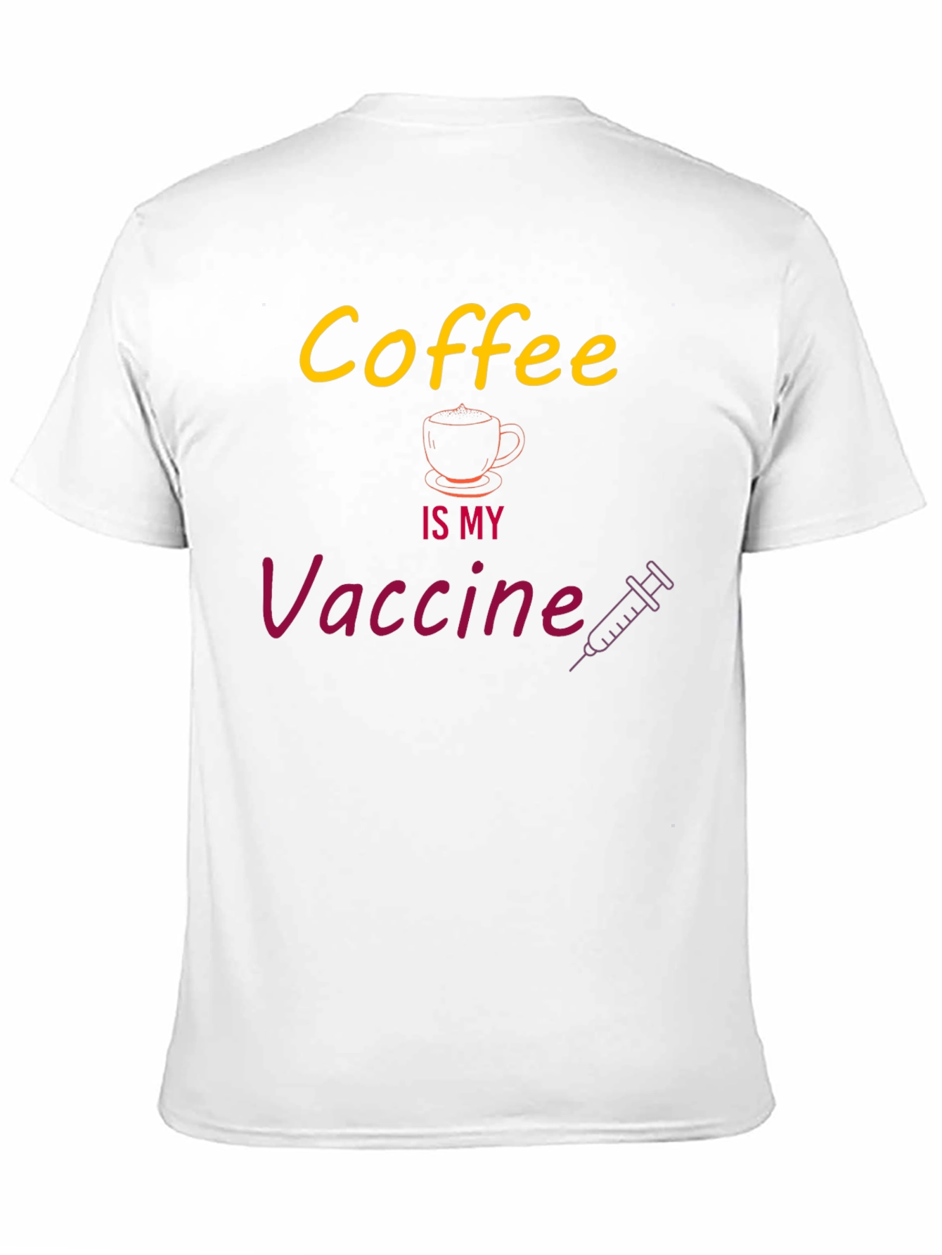 Coffee is My Vaccine Graphic T-Shirt