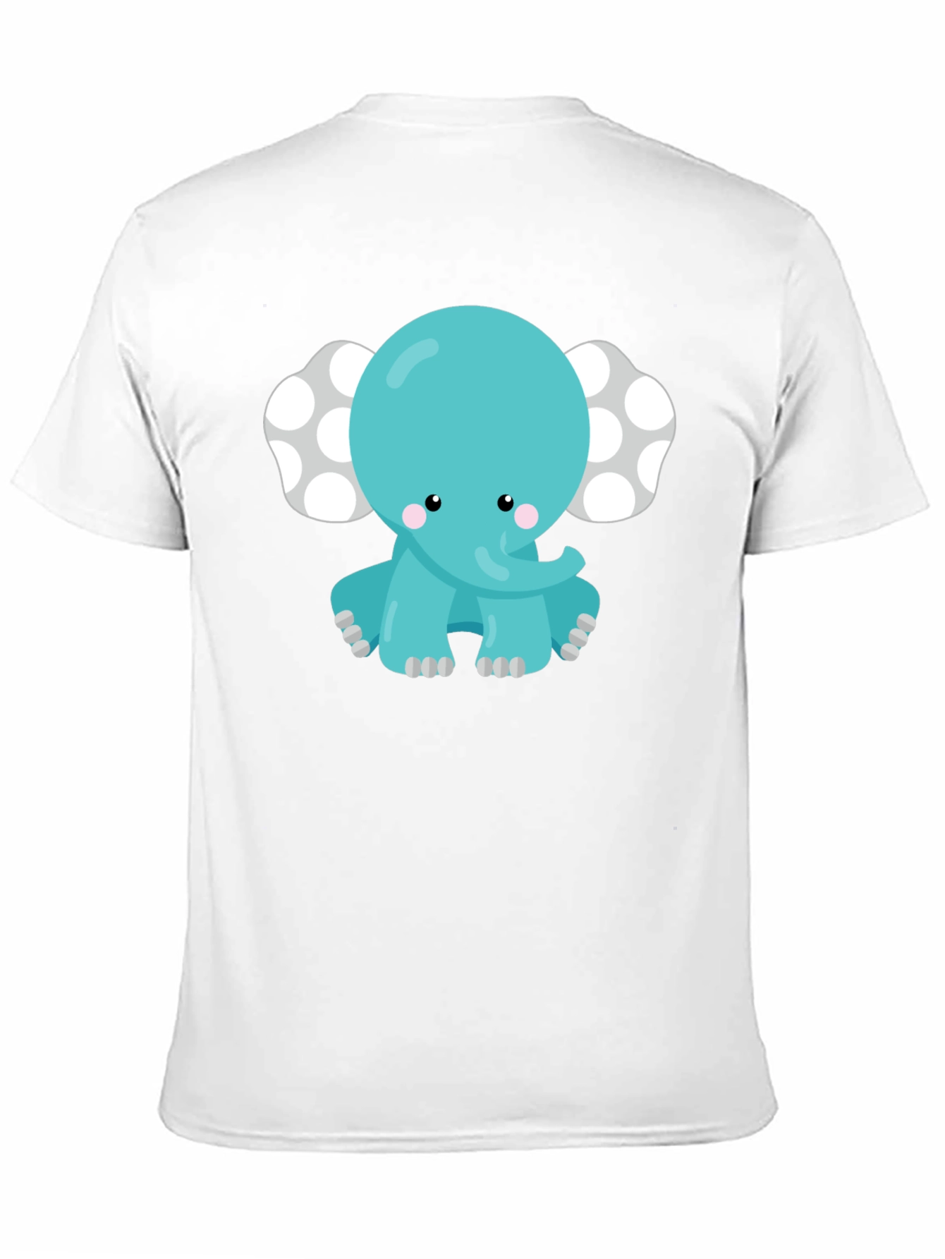 Cute Cartoon Elephant Graphic Tee