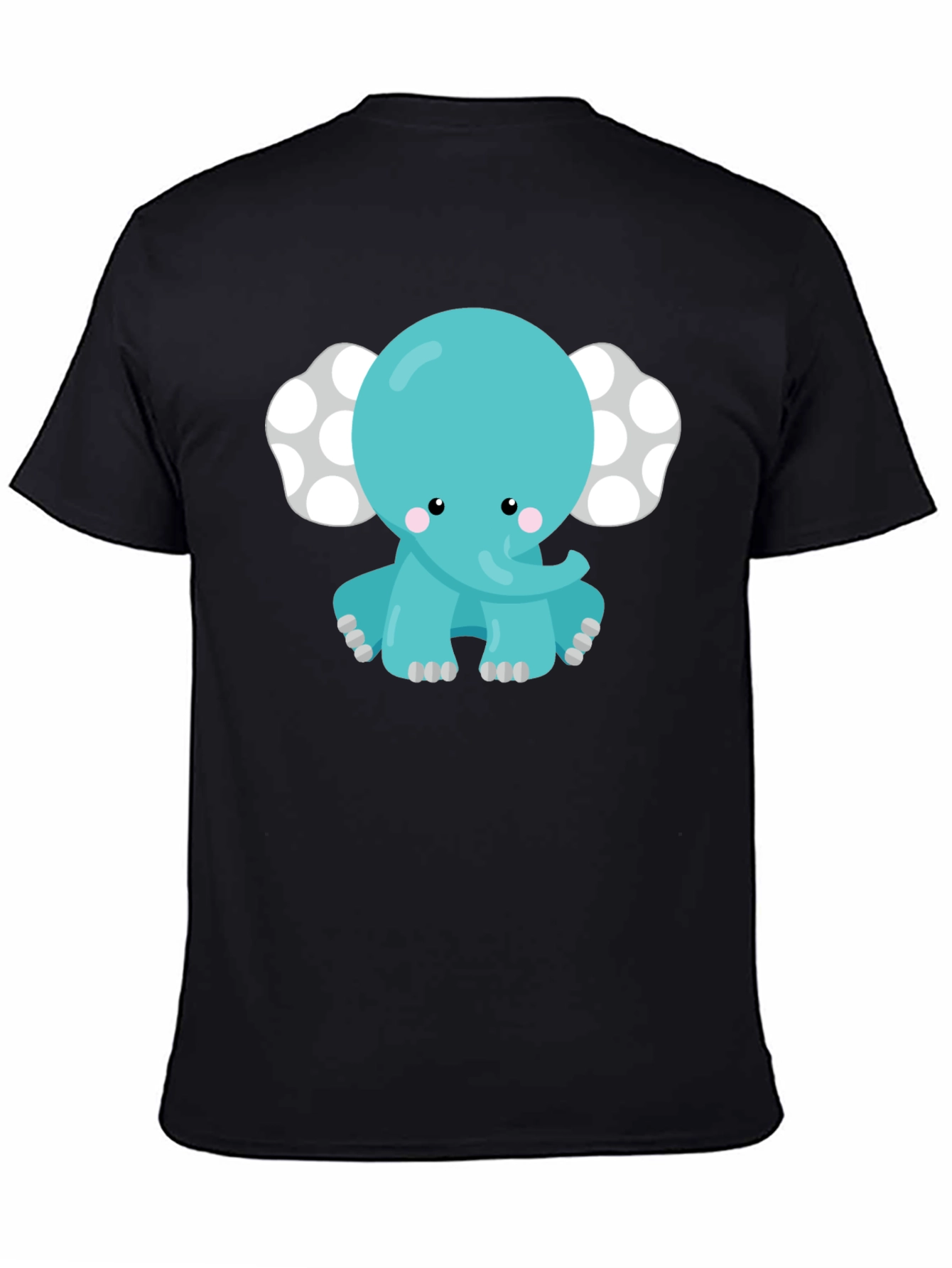 Cute Cartoon Elephant Graphic Tee