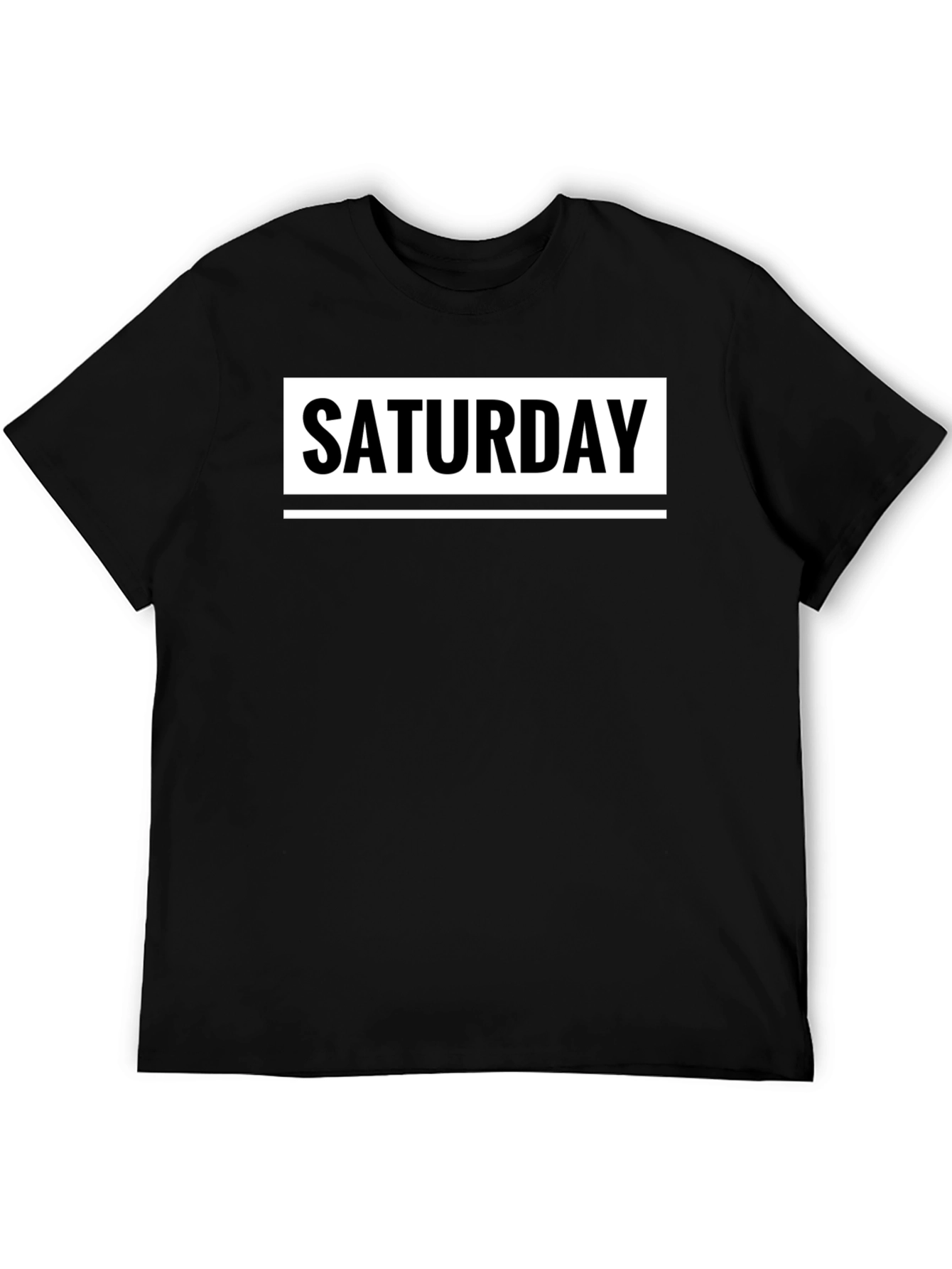 Saturday Graphic T-Shirt - Casual Weekend Wear