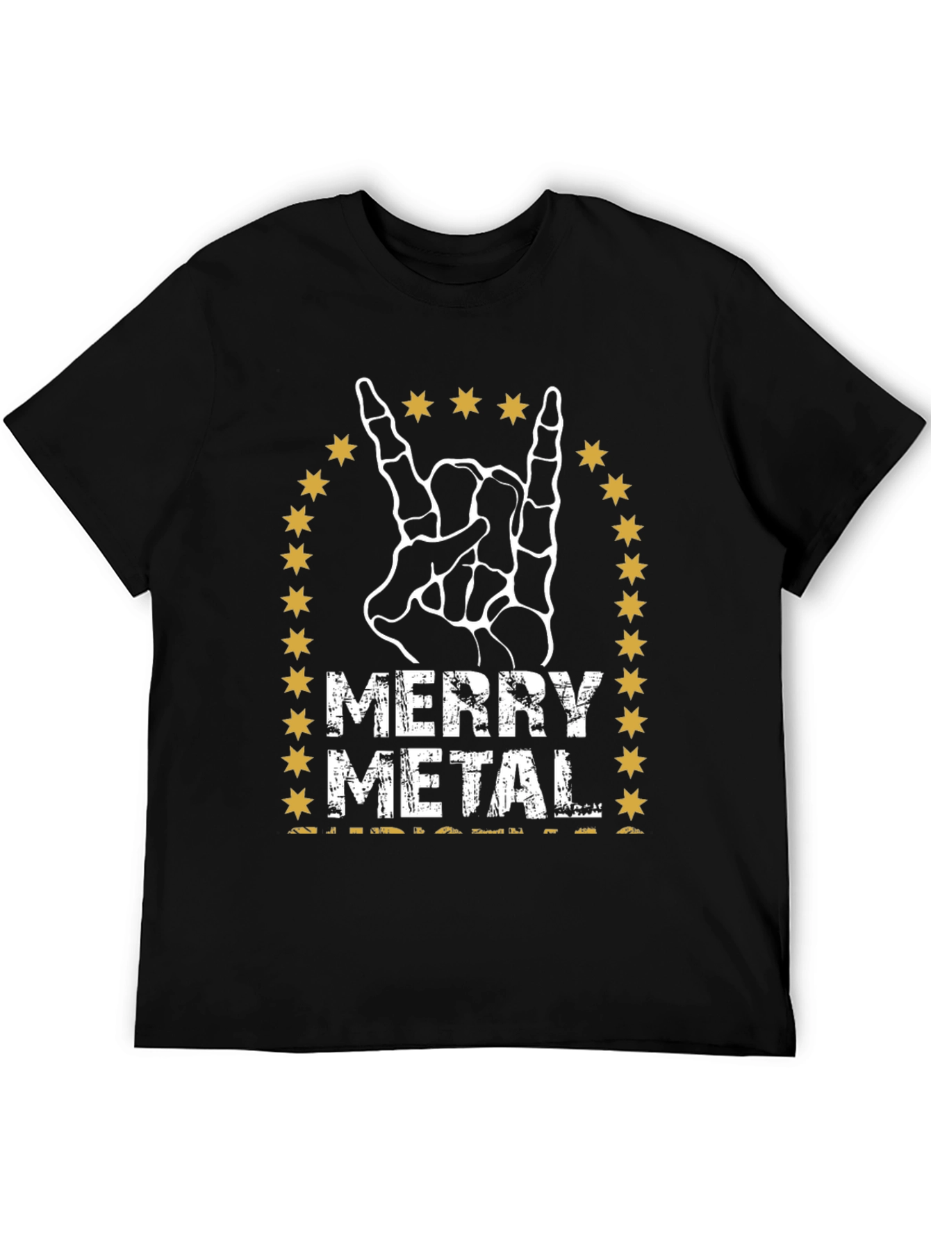 Merry Metal Rock Hand T-Shirt