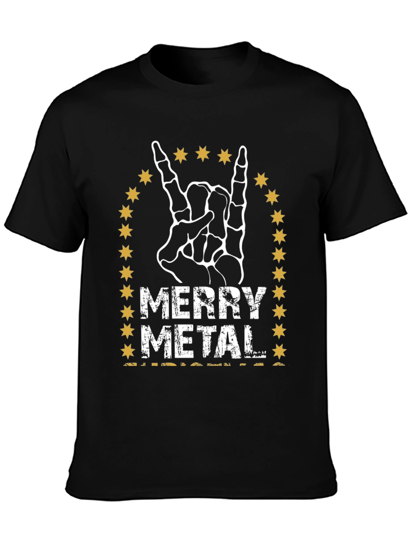 Merry Metal Rock Hand T-Shirt