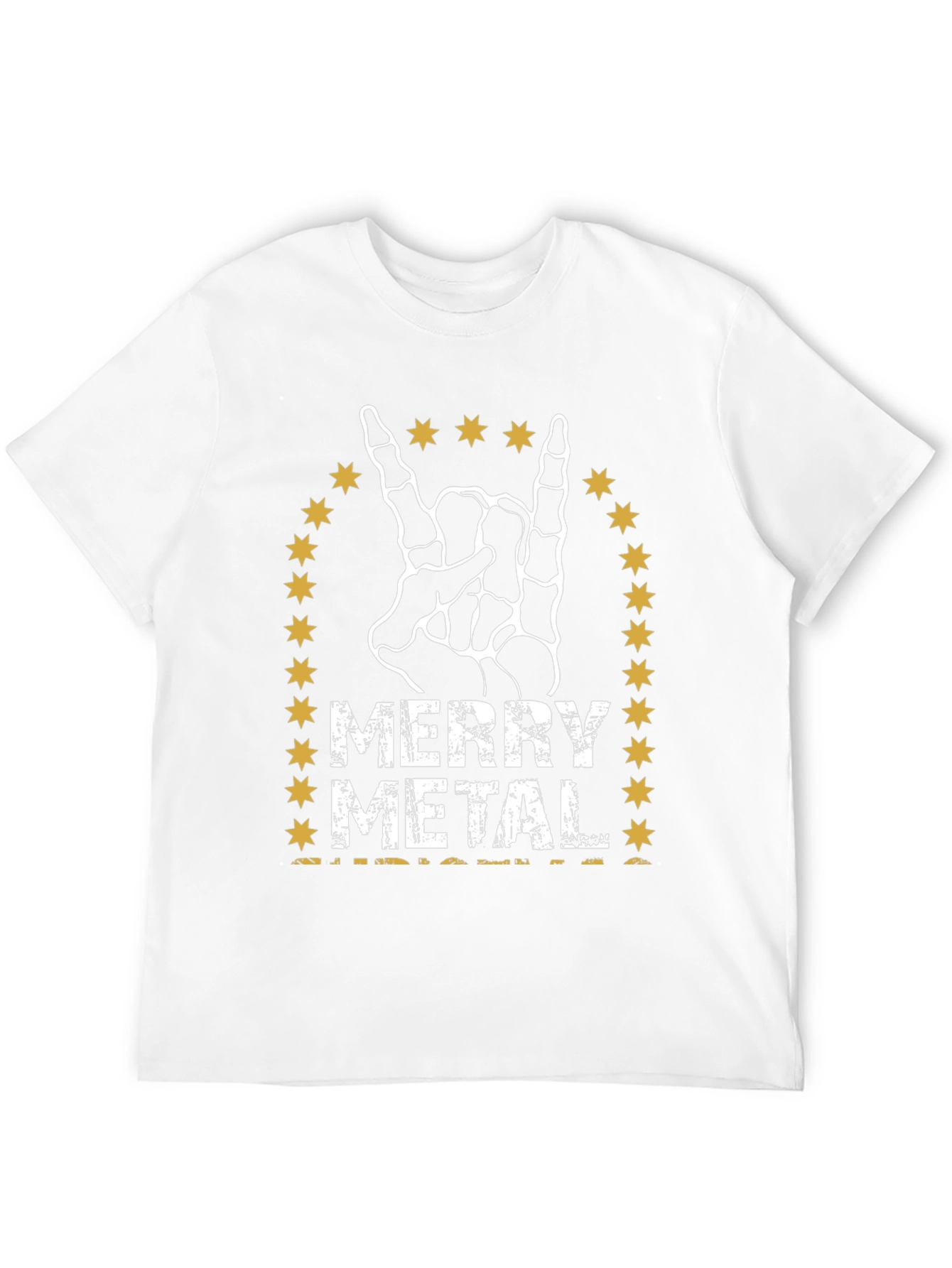 Merry Metal Rock Hand T-Shirt