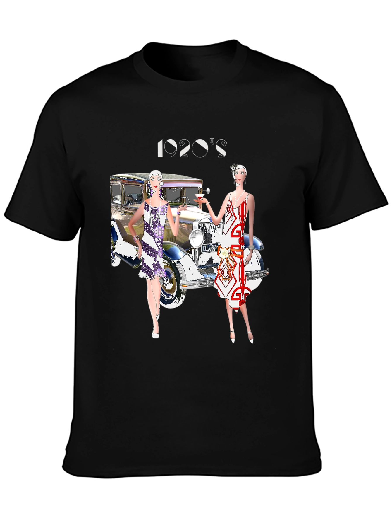 1920s Fashion Tee - Gatsby Era Style