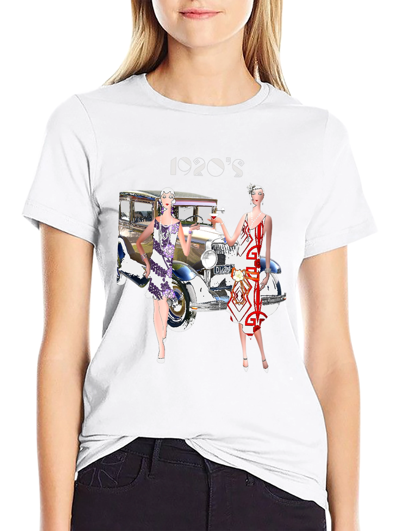 1920s Fashion Tee - Gatsby Era Style