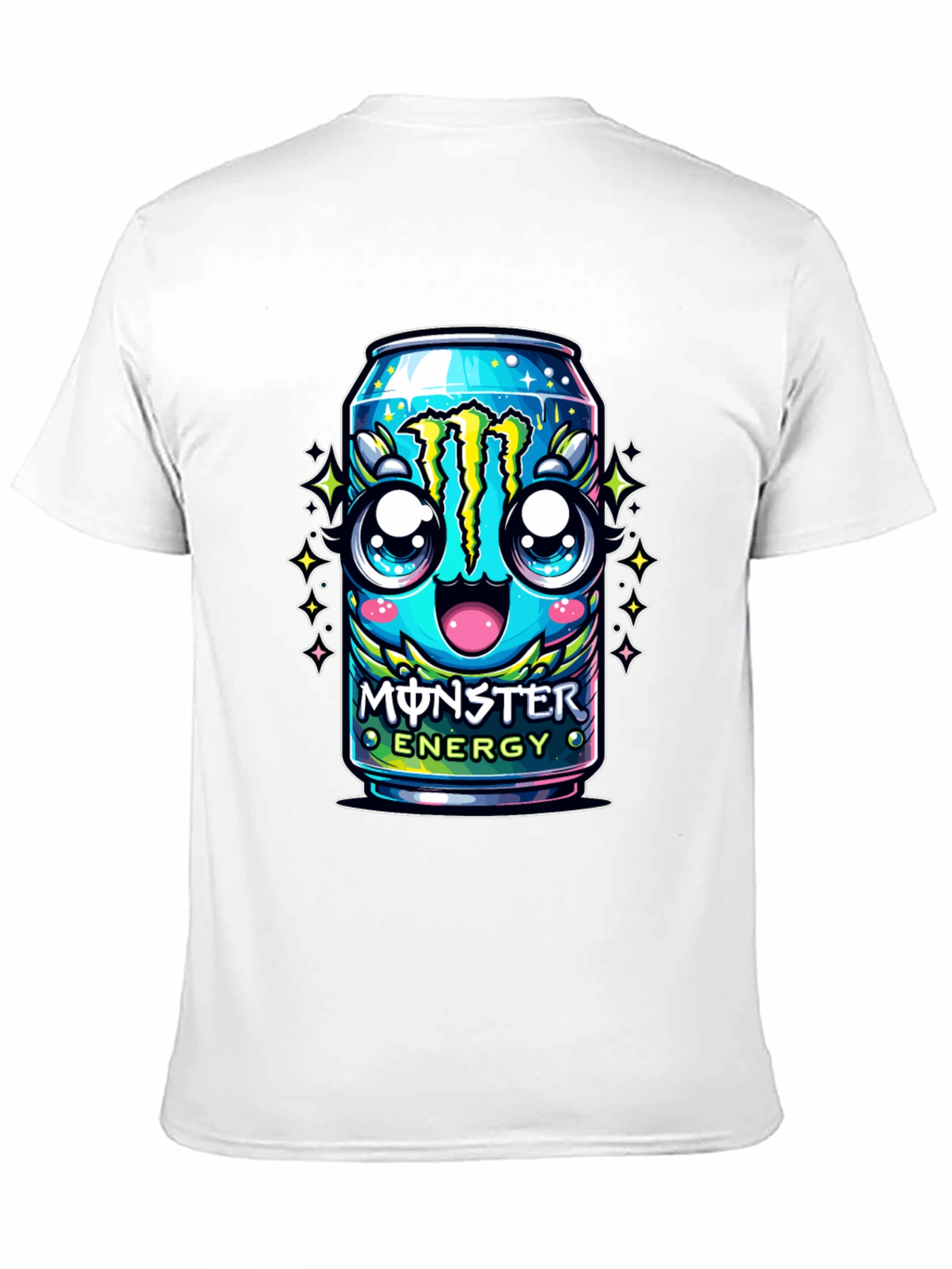 Monster Energy Kawaii Graphic Tee - Black