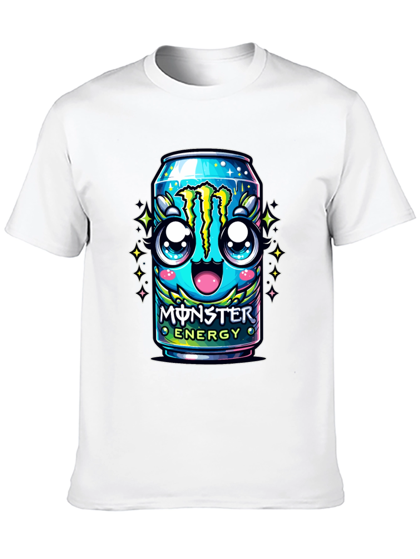 Monster Energy Kawaii Graphic Tee - Black