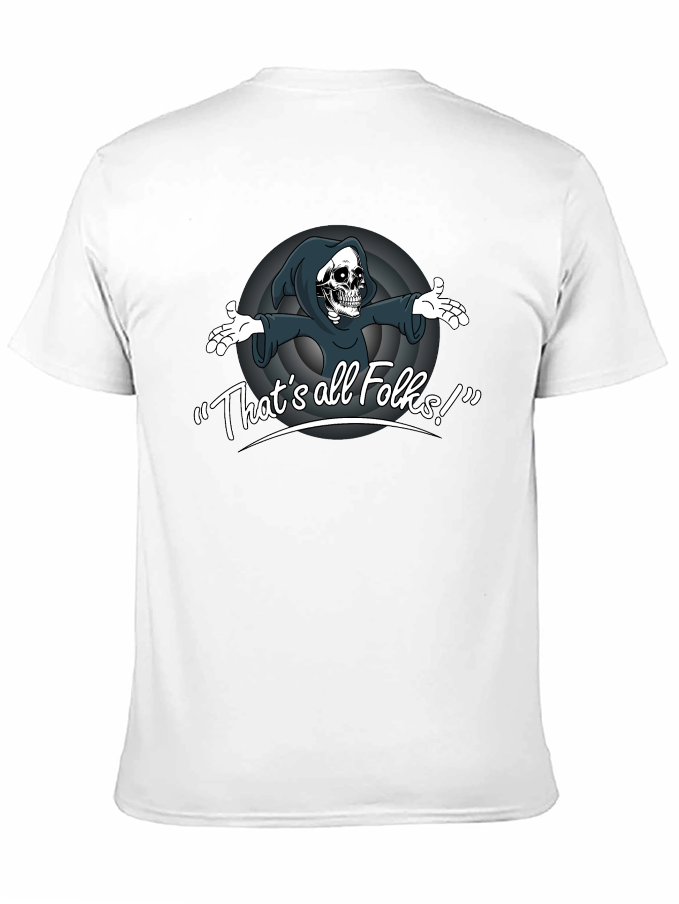 Thats All Folks Grim Reaper T-Shirt