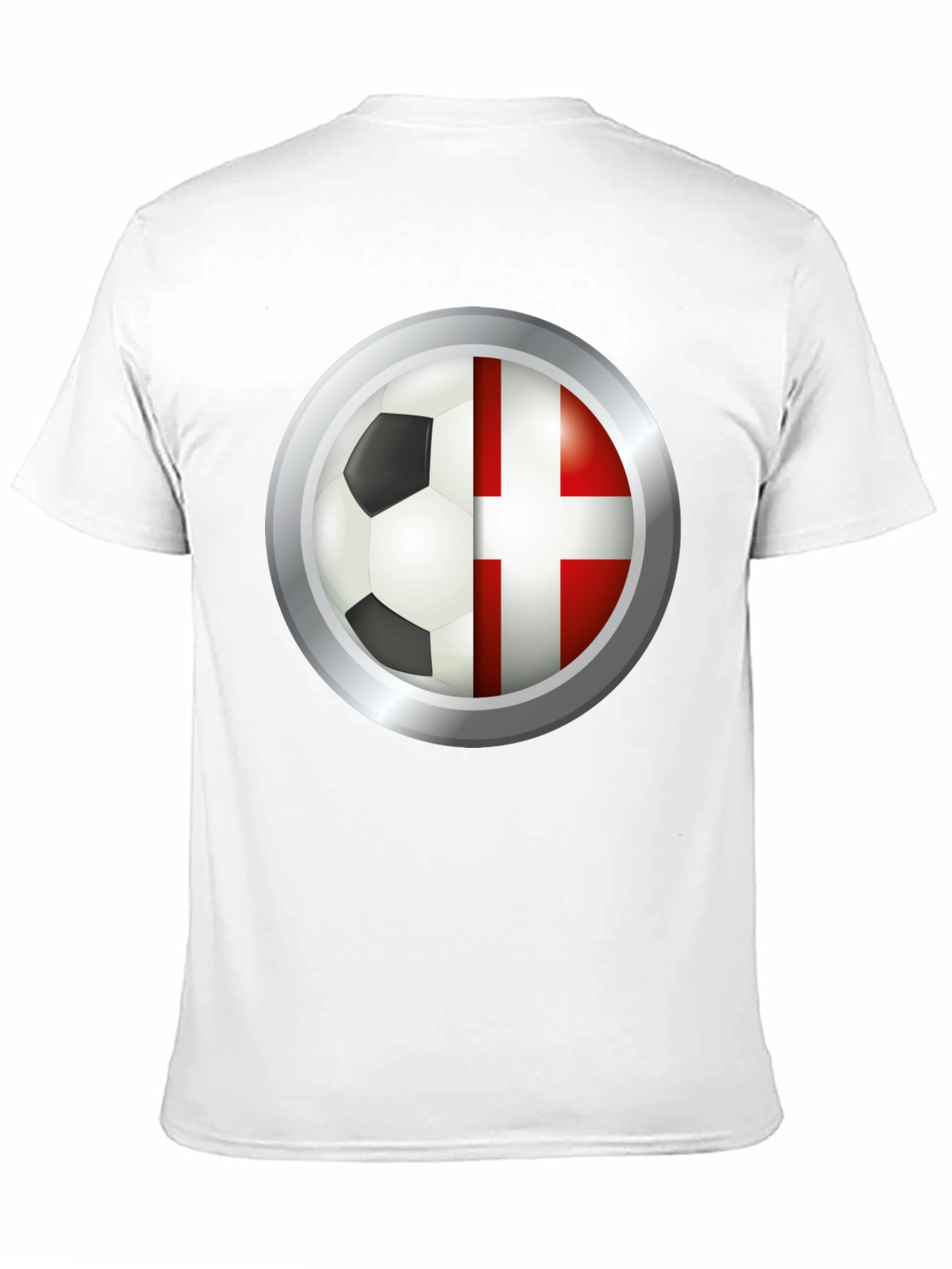 Denmark Soccer Flag T-Shirt
