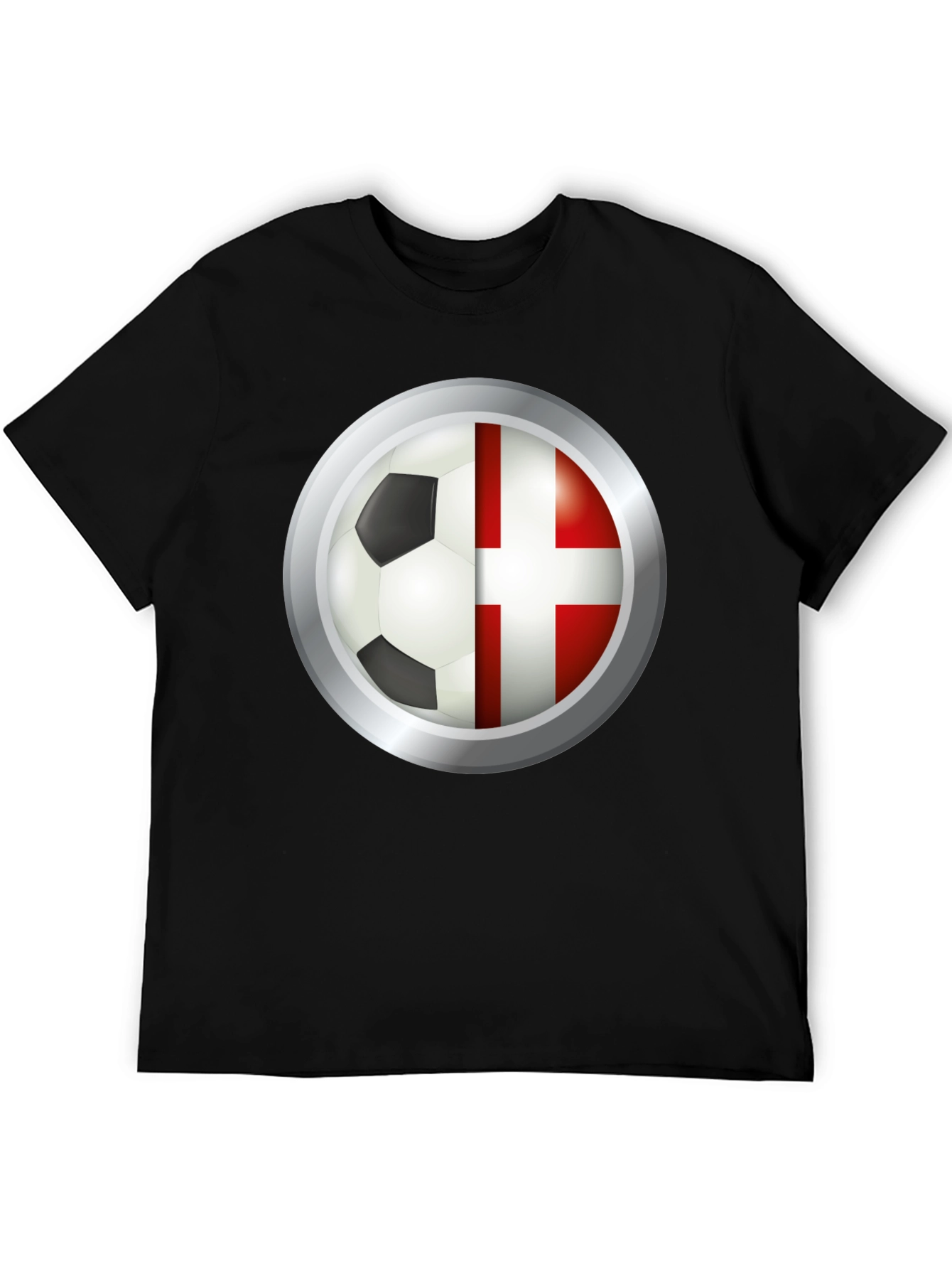 Denmark Soccer Flag T-Shirt