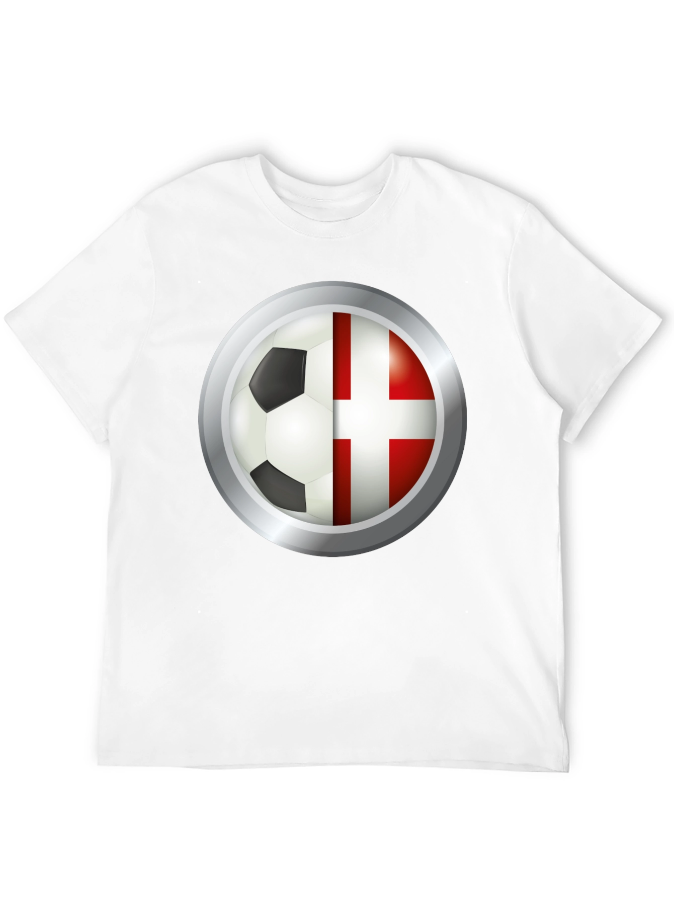 Denmark Soccer Flag T-Shirt