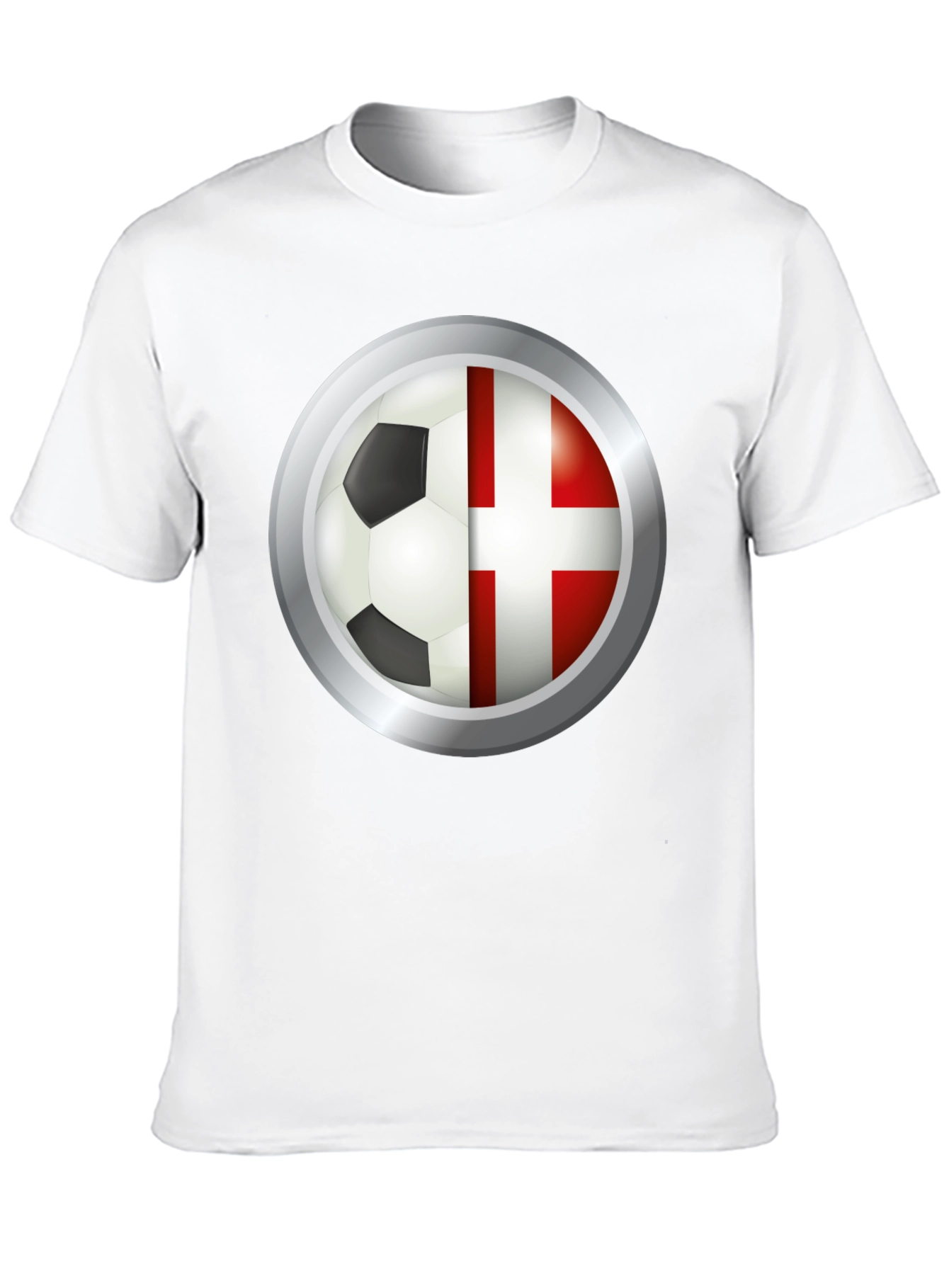 Denmark Soccer Flag T-Shirt