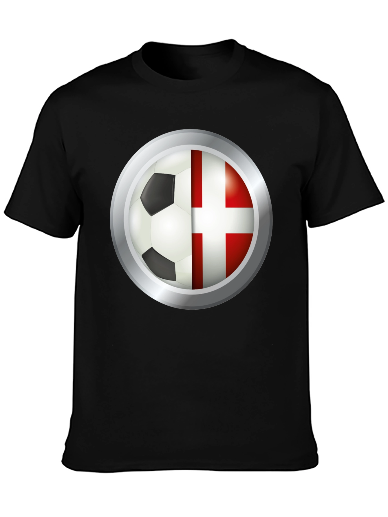 Denmark Soccer Flag T-Shirt
