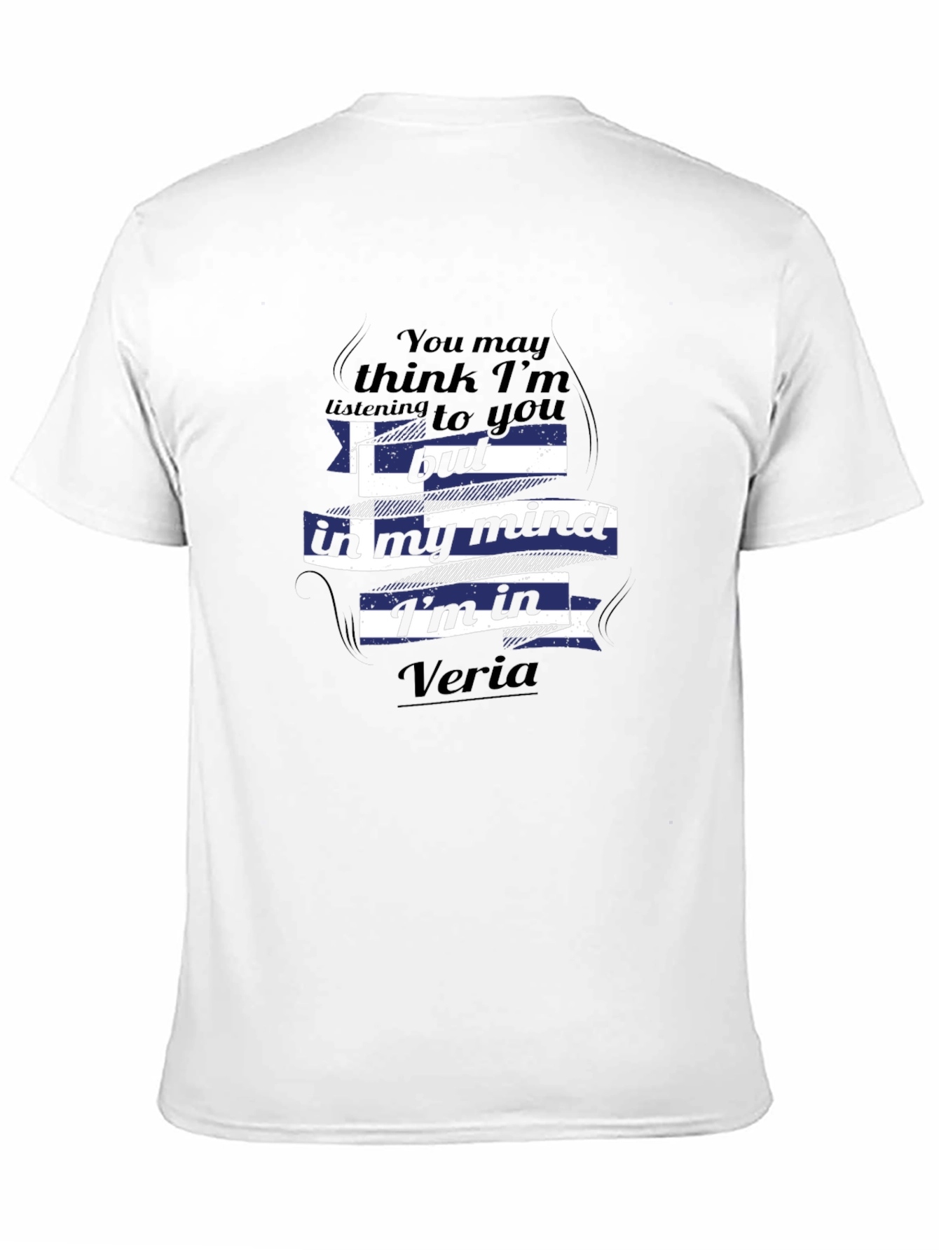 Veria Mind T-Shirt - Greek Flag Design