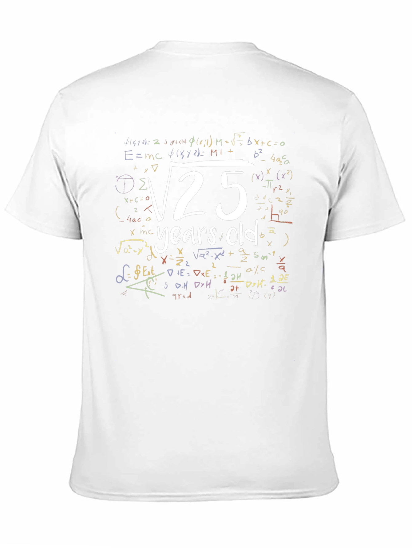 Math Humor 25th Birthday T-Shirt
