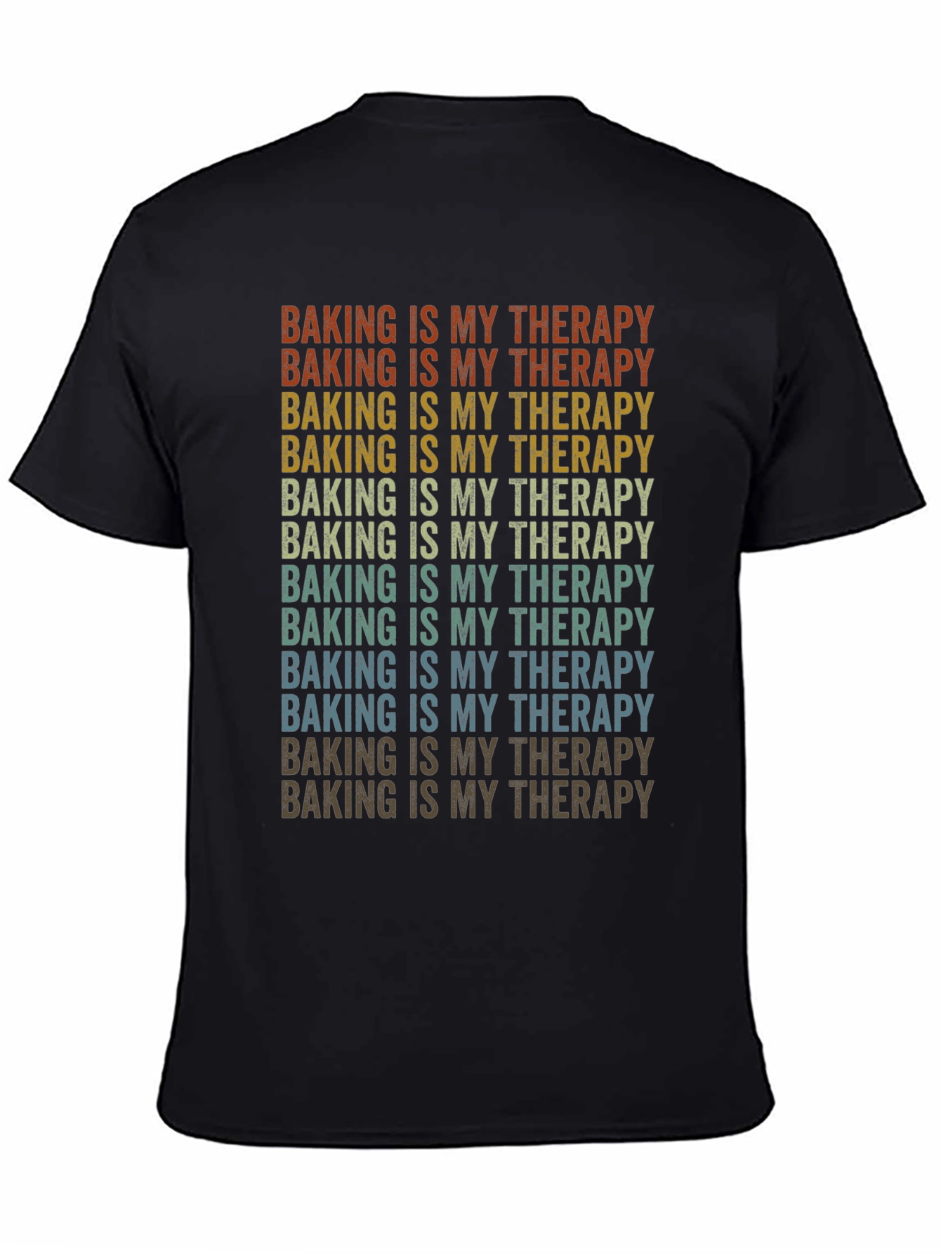 Baking is My Therapy Retro T-Shirt