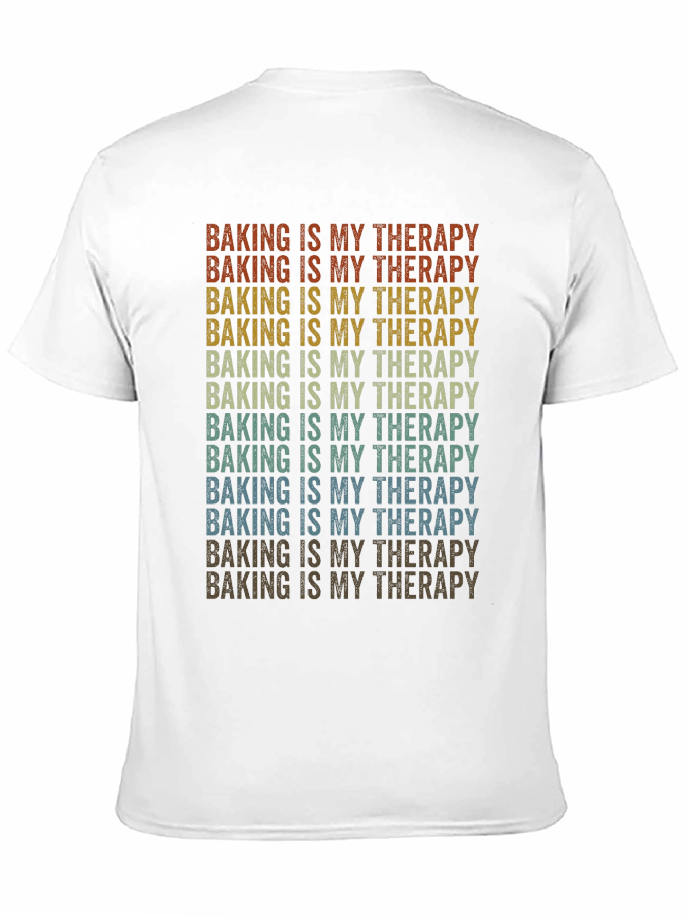 Baking is My Therapy Retro T-Shirt