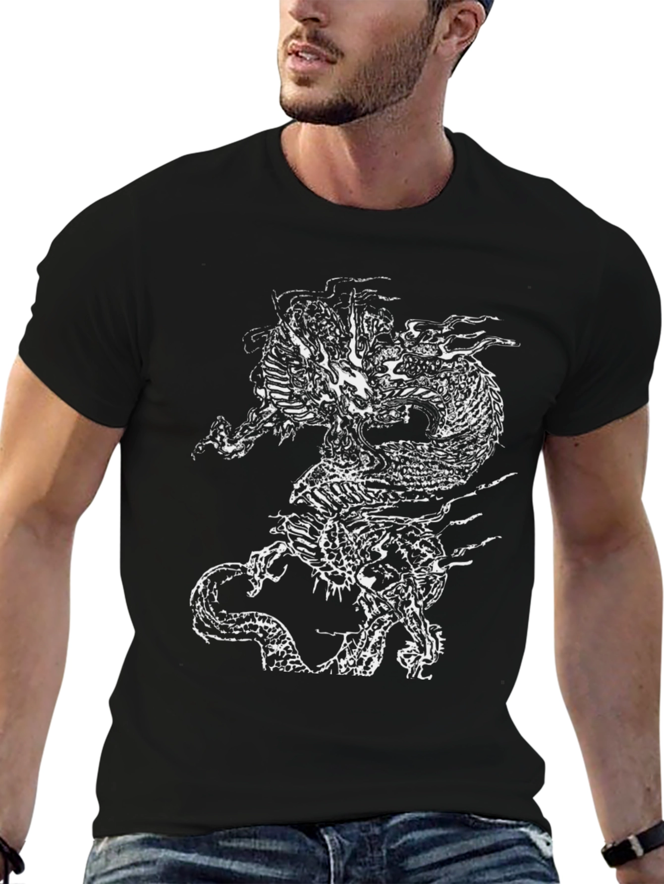 Dragon Graphic Black T-Shirt