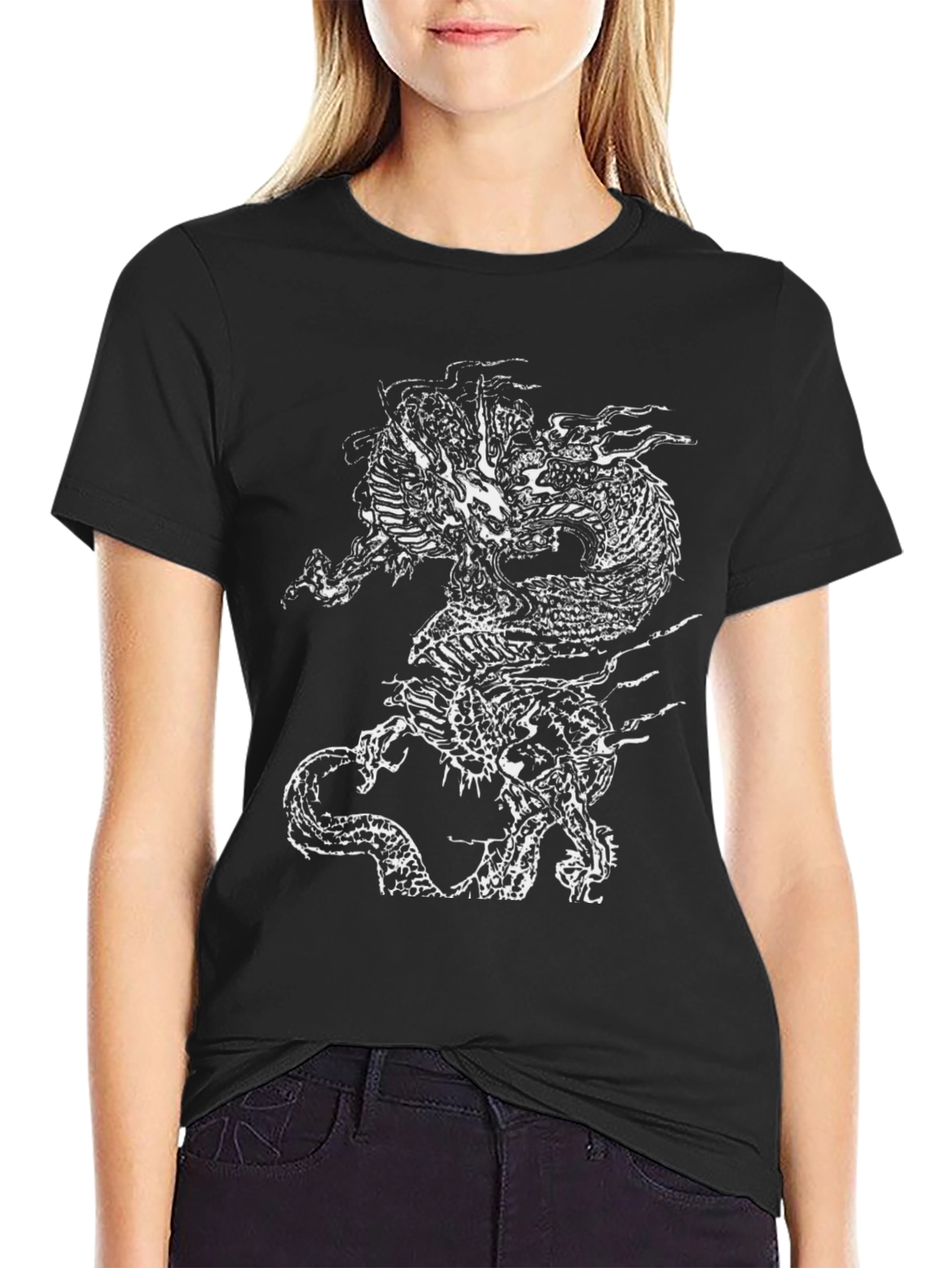 Dragon Graphic Black T-Shirt
