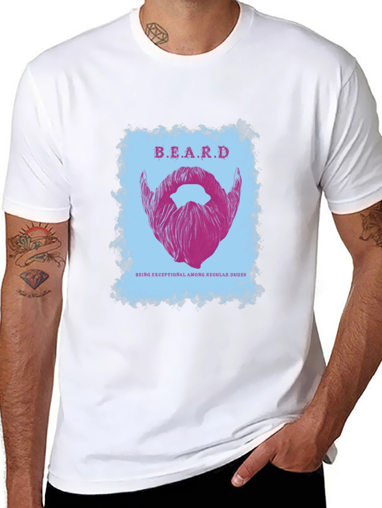 B.E.A.R.D. Graphic Tee - Exceptional Regular Dudes