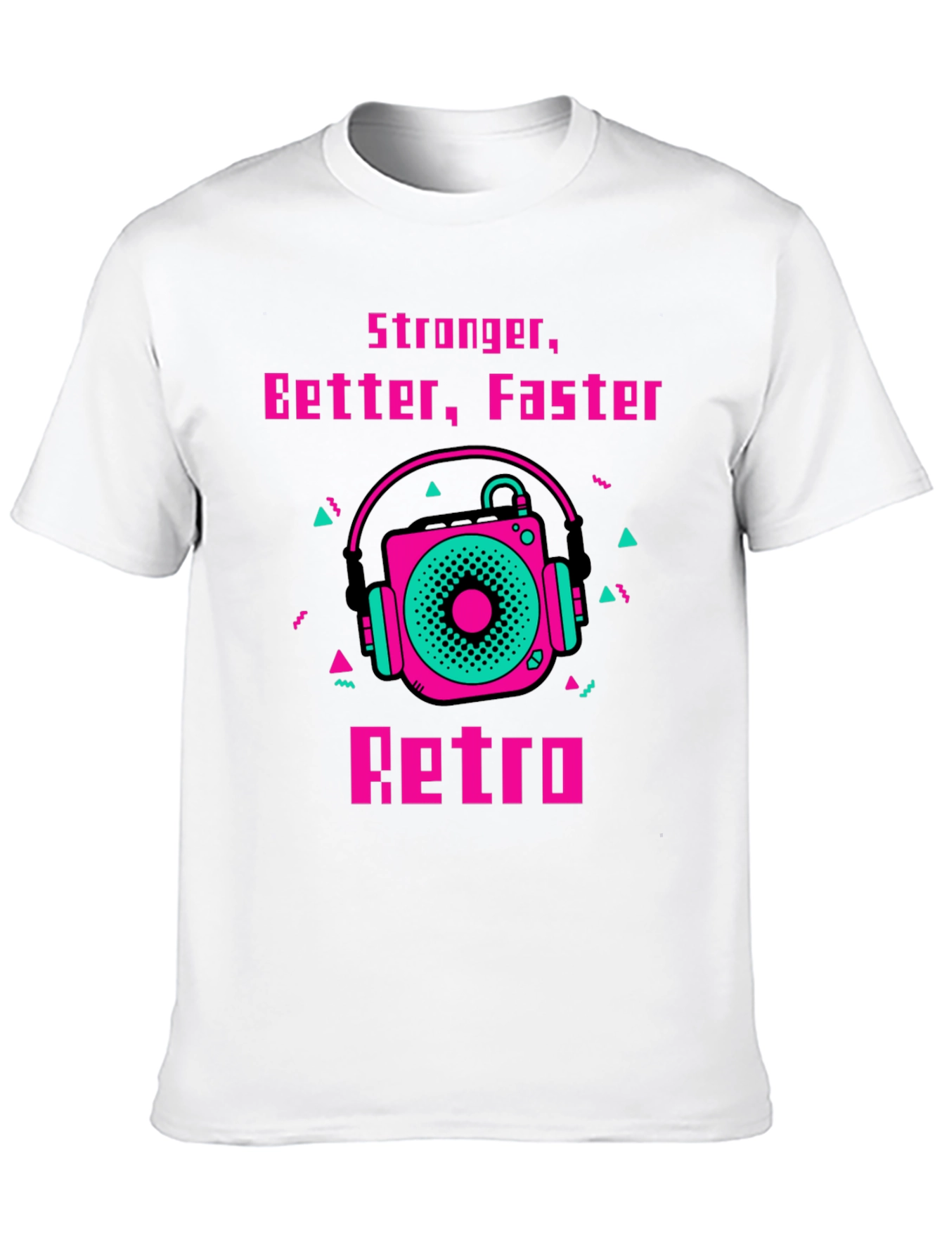 Retro Record Player Graphic Tee