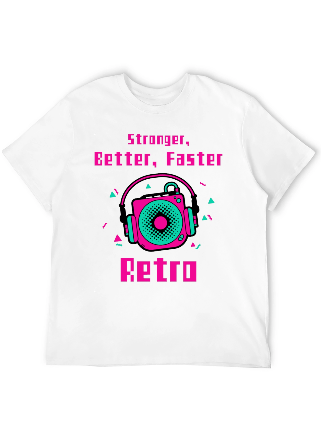 Retro Record Player Graphic Tee