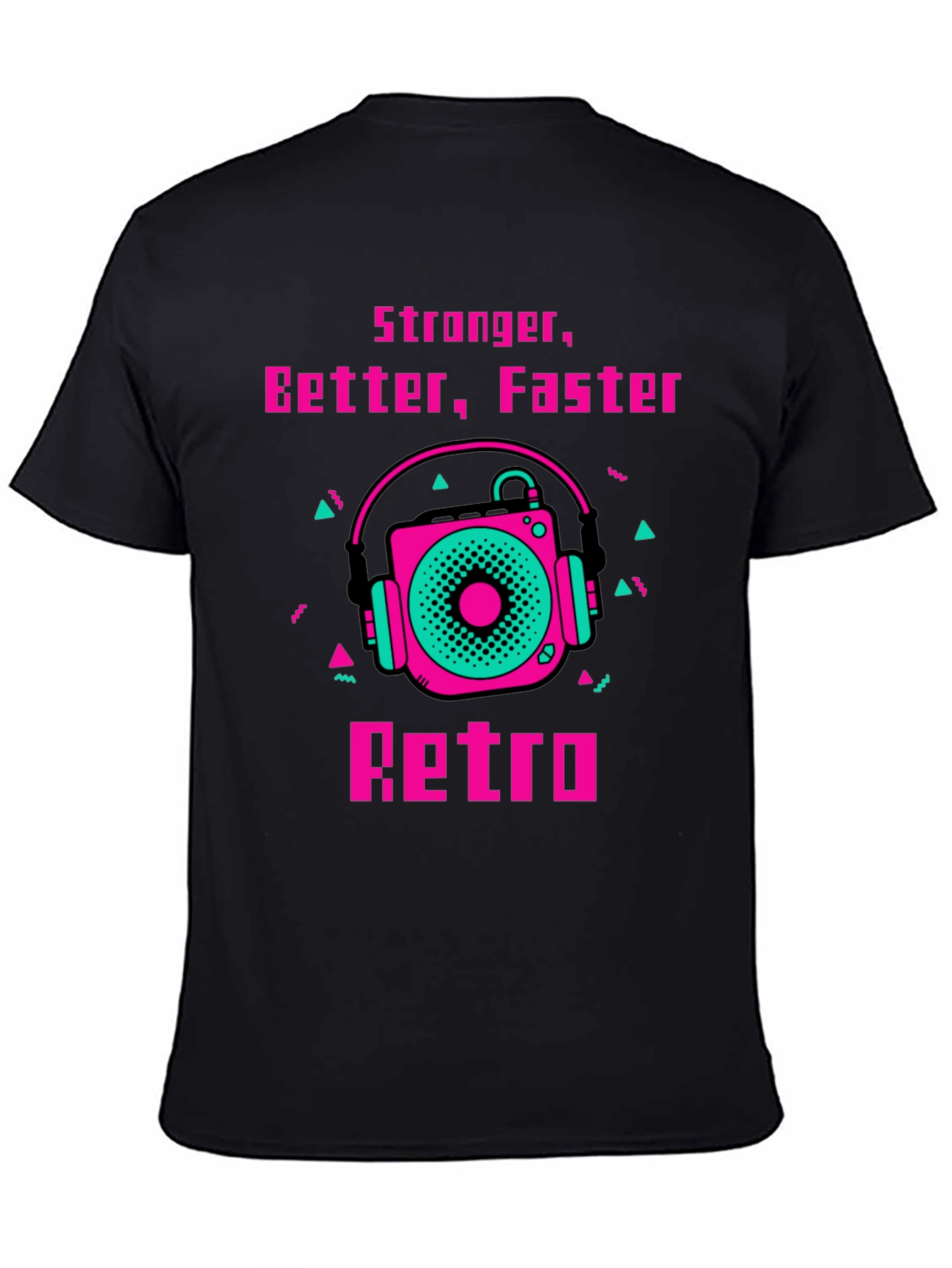 Retro Record Player Graphic Tee