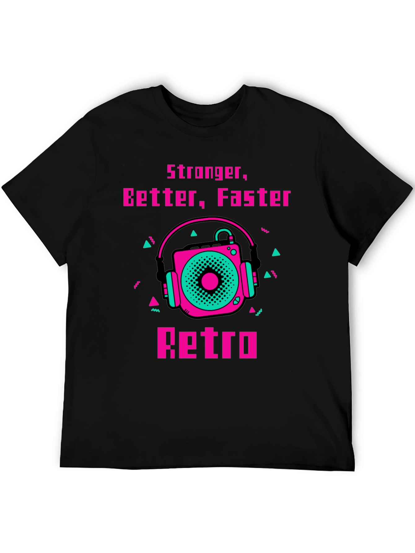 Retro Record Player Graphic Tee