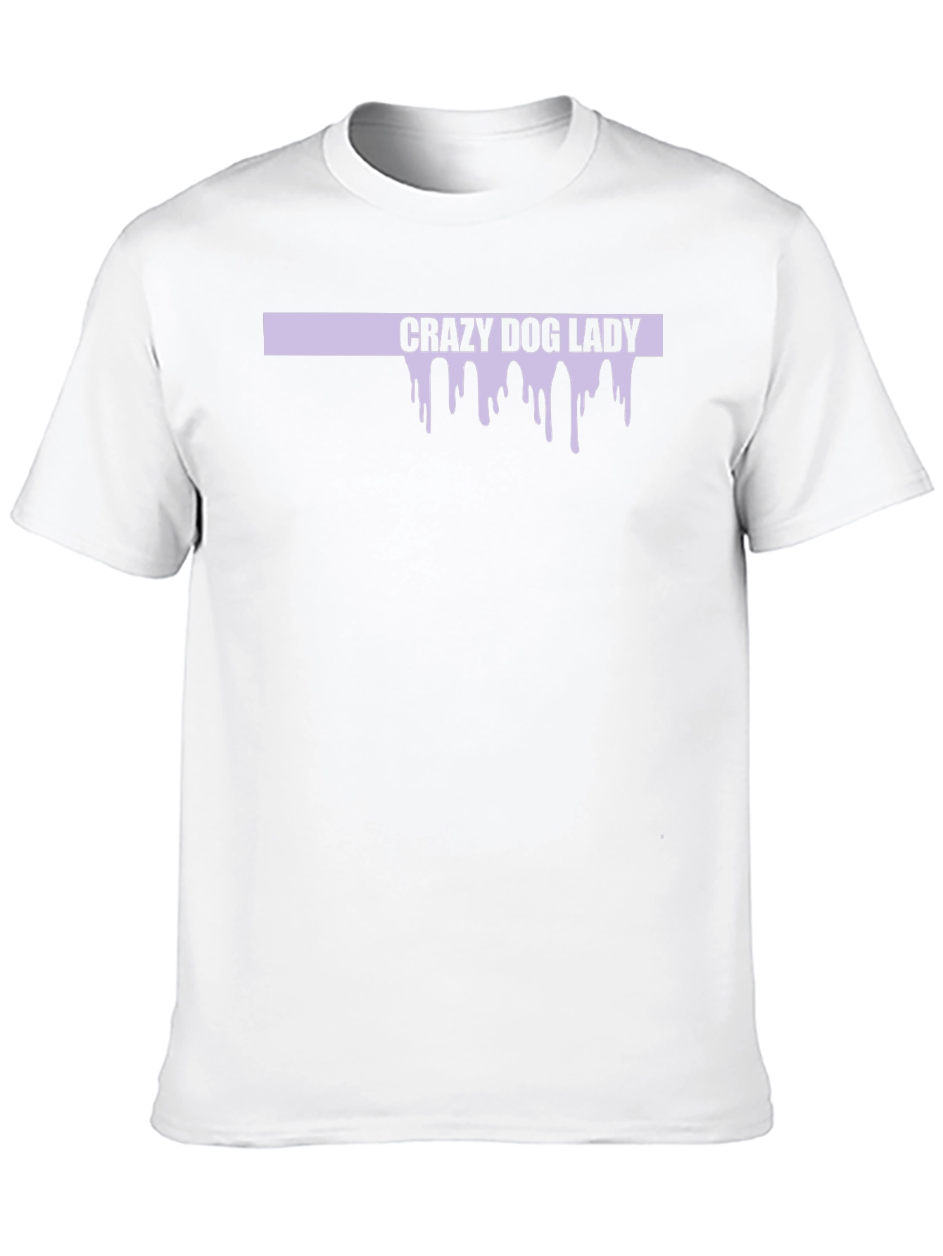 Crazy Dog Lady Graphic T-Shirt - Black
