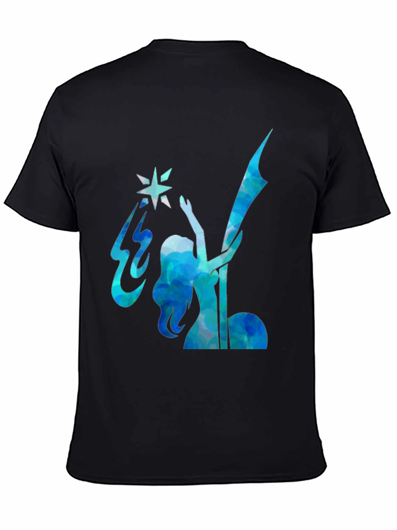 Celestial Silhouette Black T-Shirt