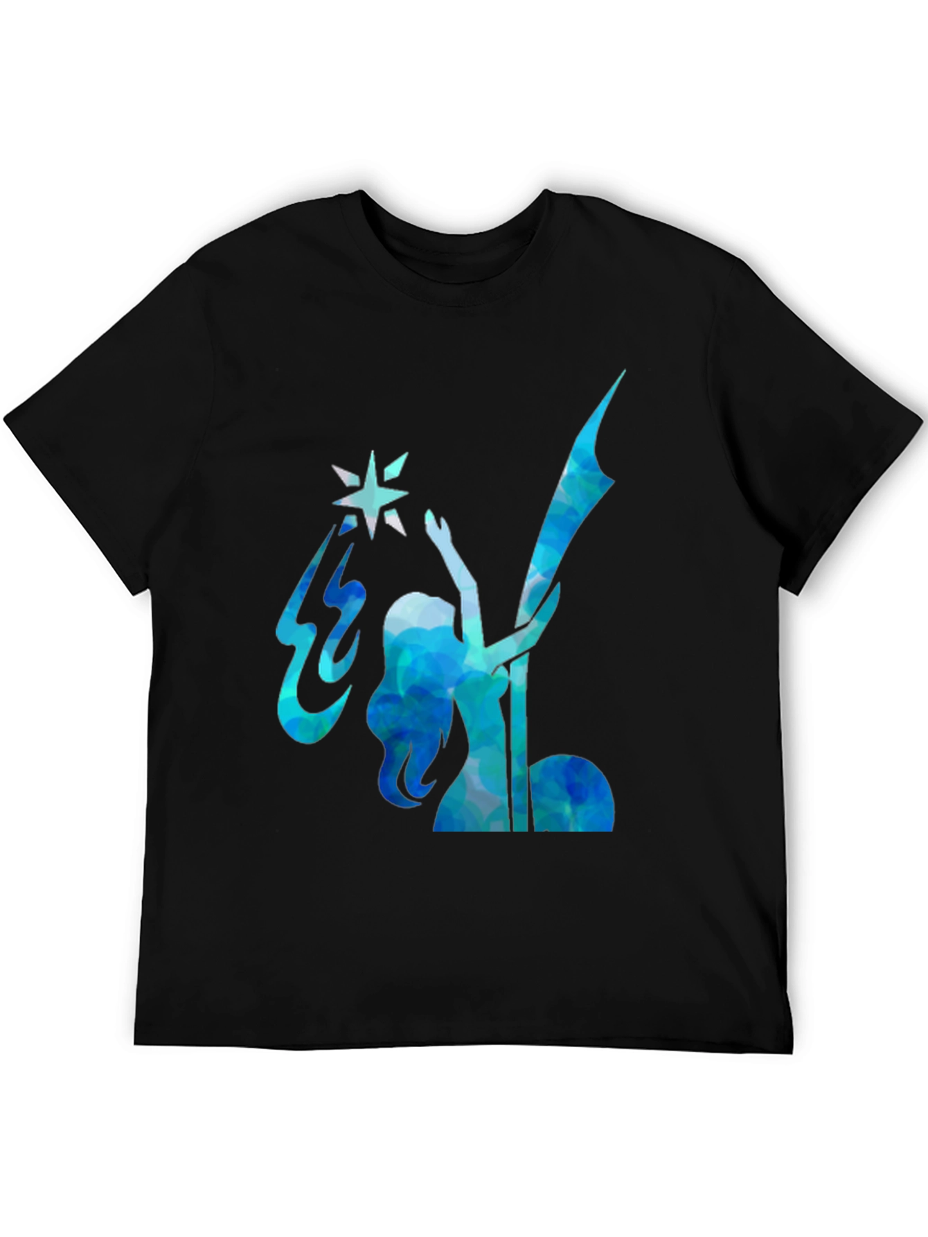 Celestial Silhouette Black T-Shirt