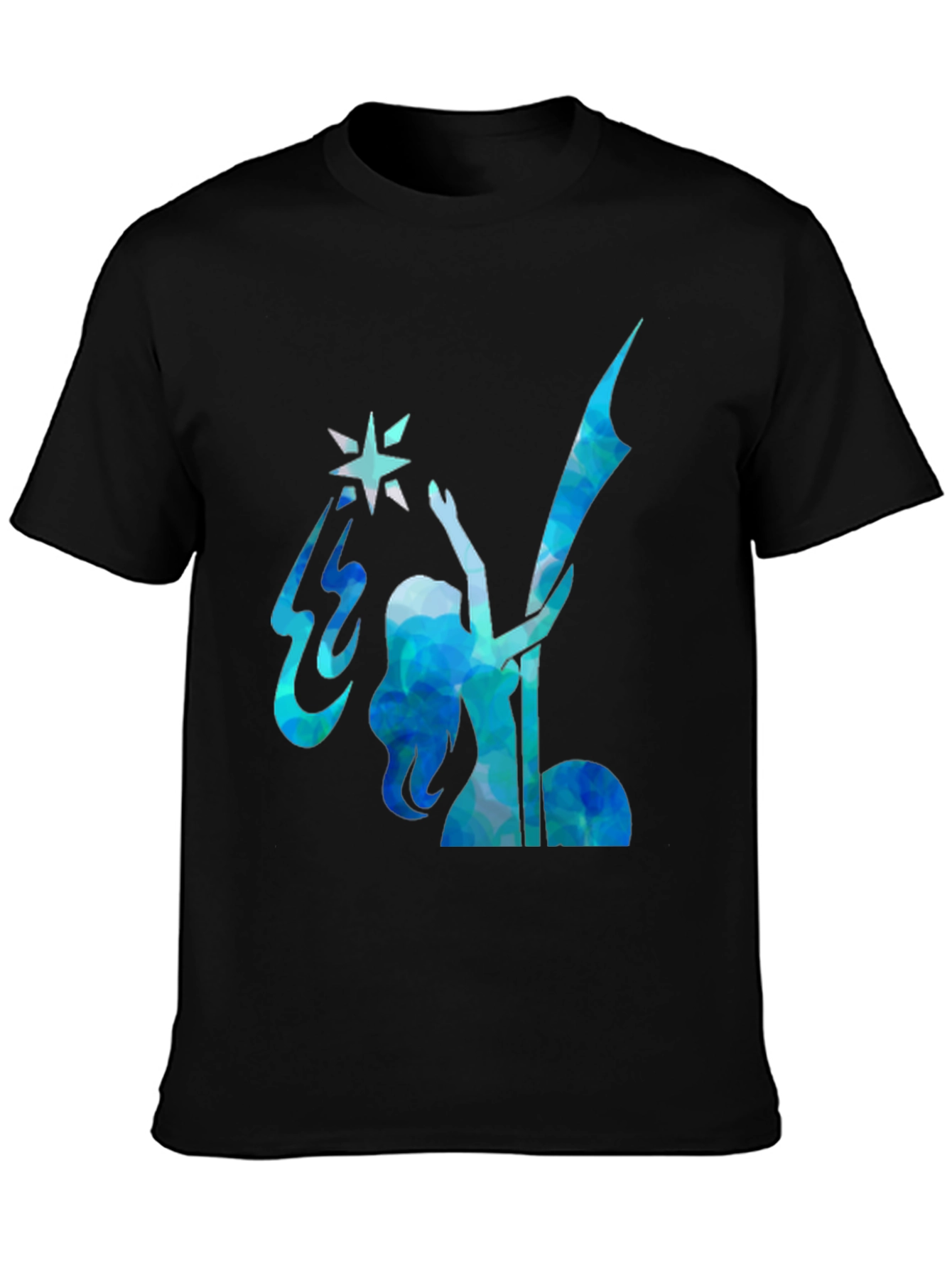 Celestial Silhouette Black T-Shirt