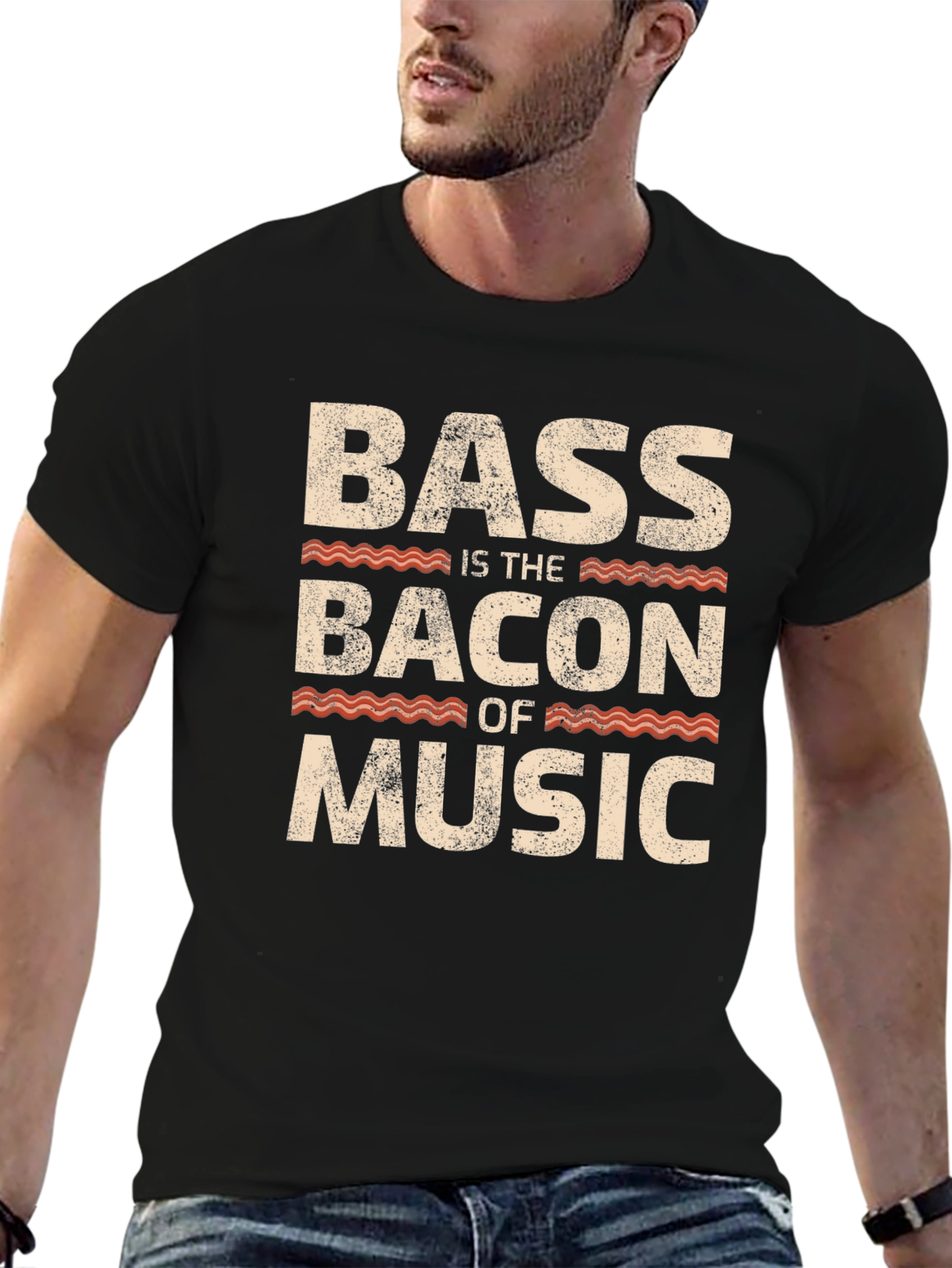 Bass is the Bacon of Music Graphic Tee